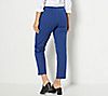 Isaac Mizrahi Live! Regular 24/7 Stretch Printed Tapered Ankle Pants, 1 of 3