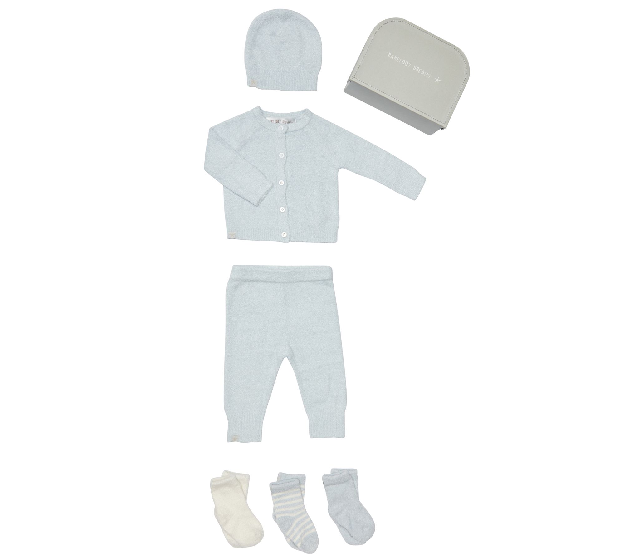 Barefoot Dreams Cozychic Lite Classic Newborn Set