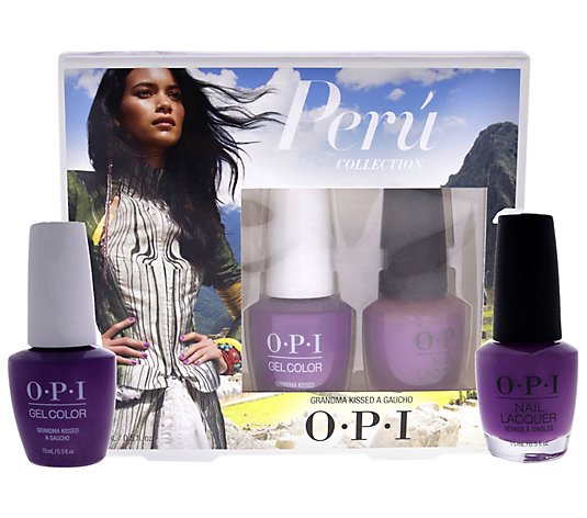 OPI Peru Gel Color and Lacquer Duo