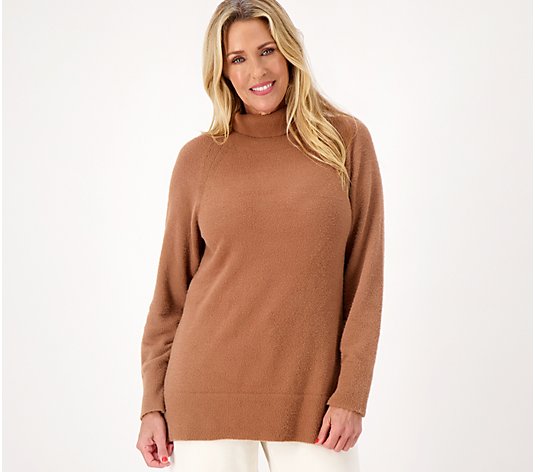 Encore by Idina Menzel Cowl Neck Cloud Sweater Pullover