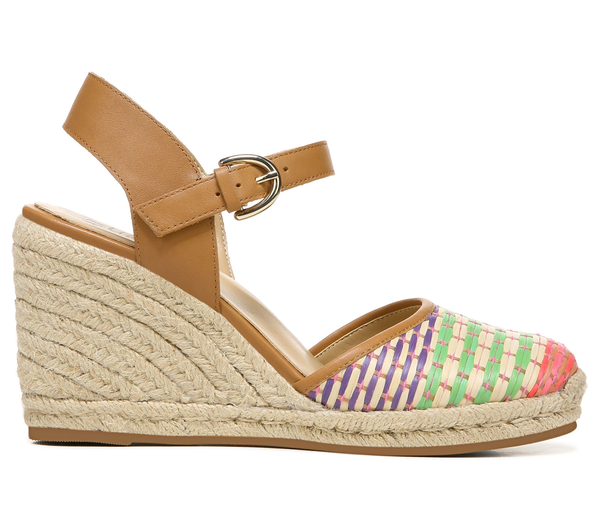 Naturalizer Buckle Espadrilles - Phebe3 - QVC.com