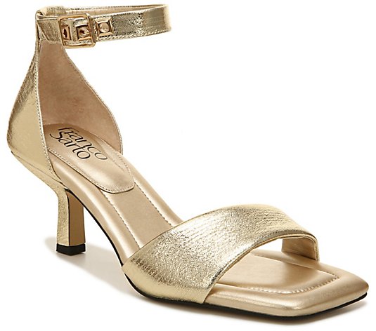 Franco Sarto Buckled Ankle-Strap Sandals - Bery