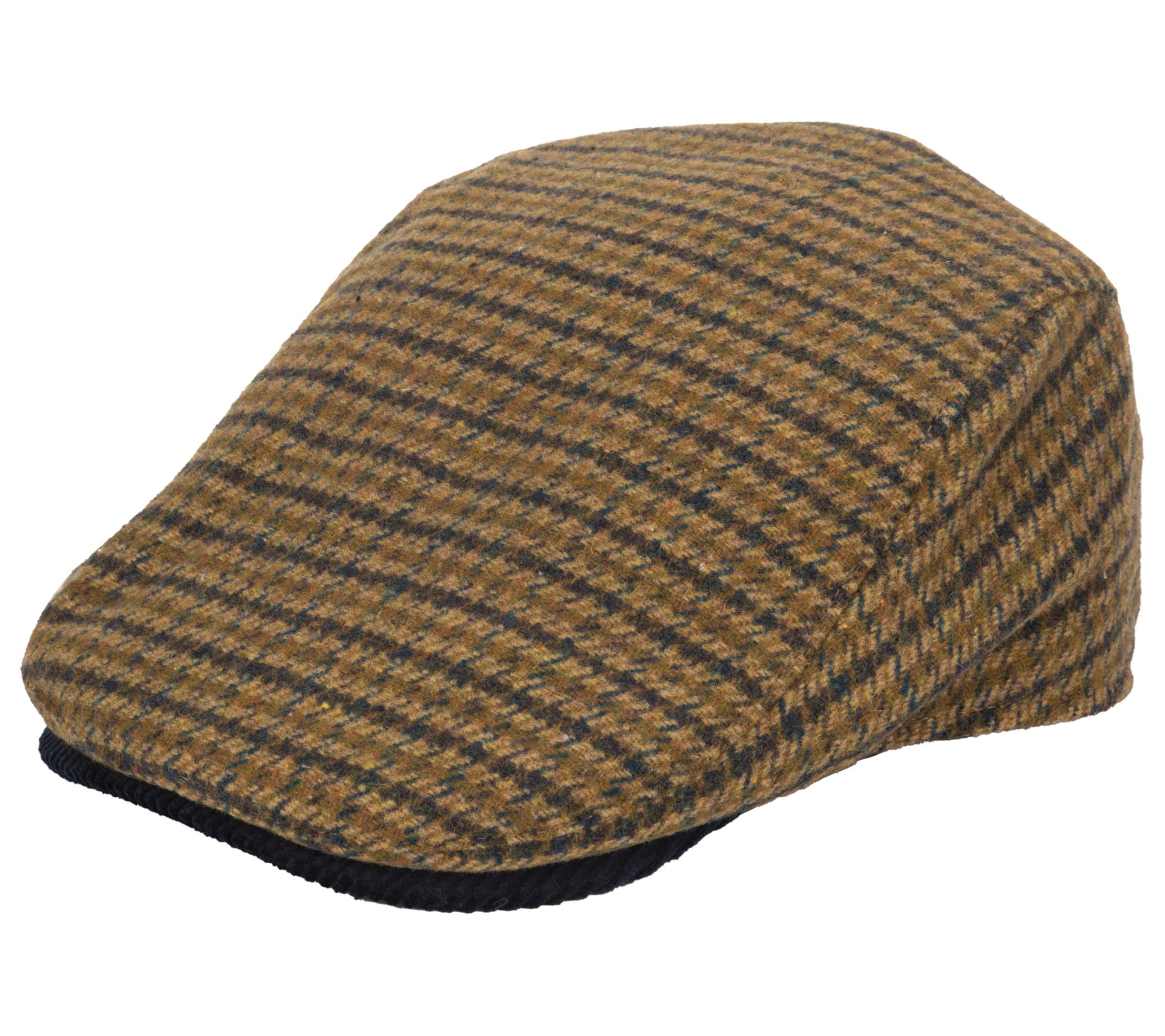 San Diego Hat Co. Men's Houndstooth Plaid Driver Hat