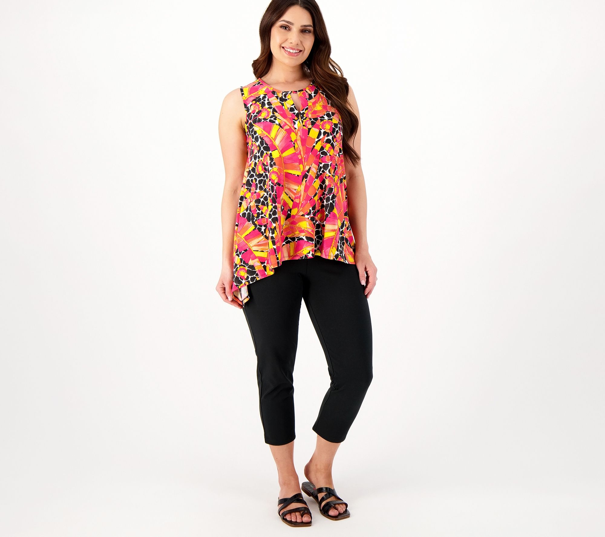 Women with Control Tall Como Jersey Tunic & Crop Pants