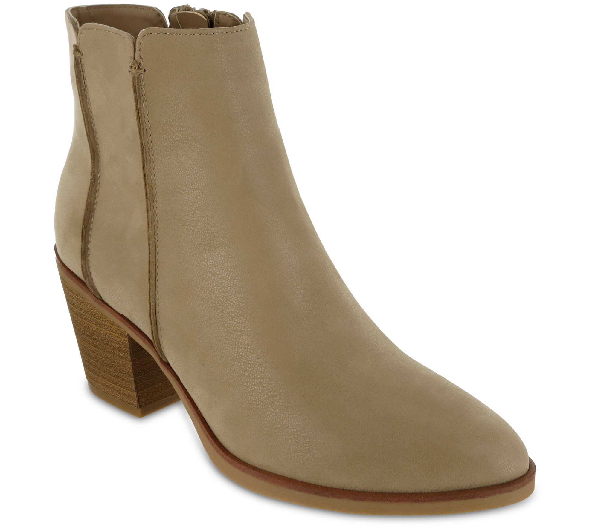 MIA Shoes Heeled Ankle Boots - Lolo - QVC.com