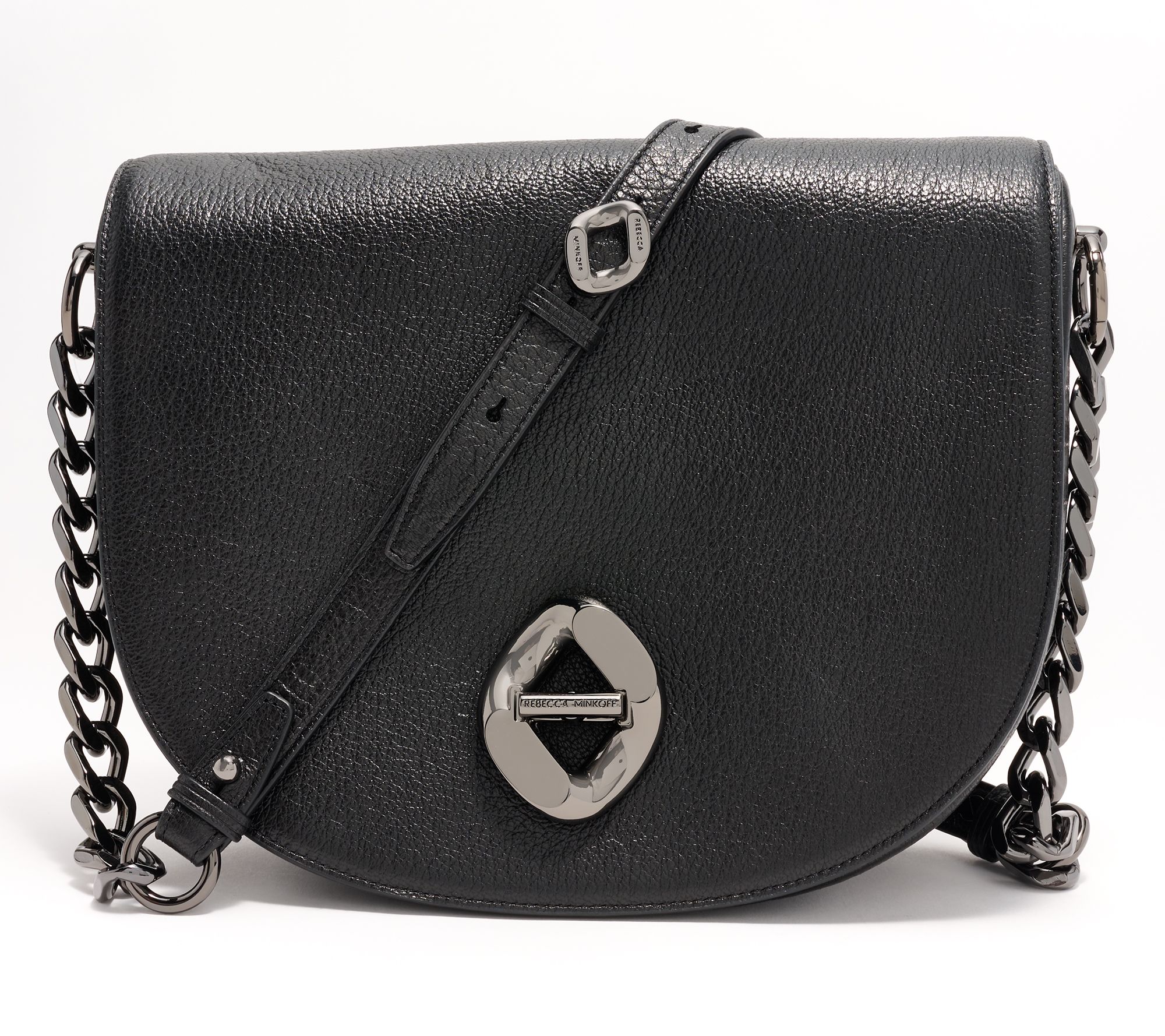 Rebecca Minkoff G Large Leather Saddle Bag