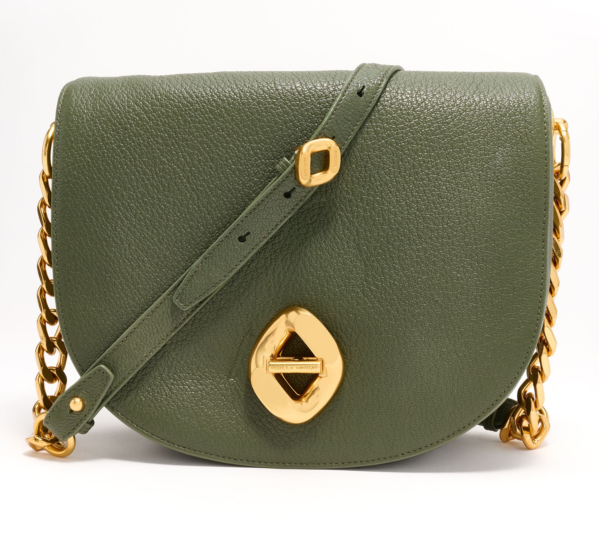 Rebecca Minkoff G Large Leather Saddle Bag