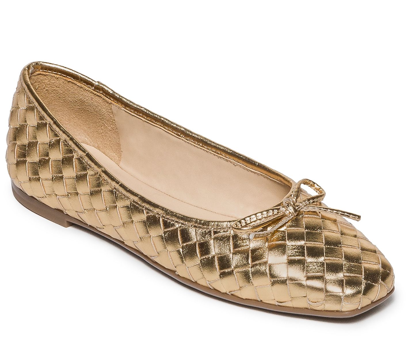 Bernardo Gwynn Woven Ballet Flat - QVC.com