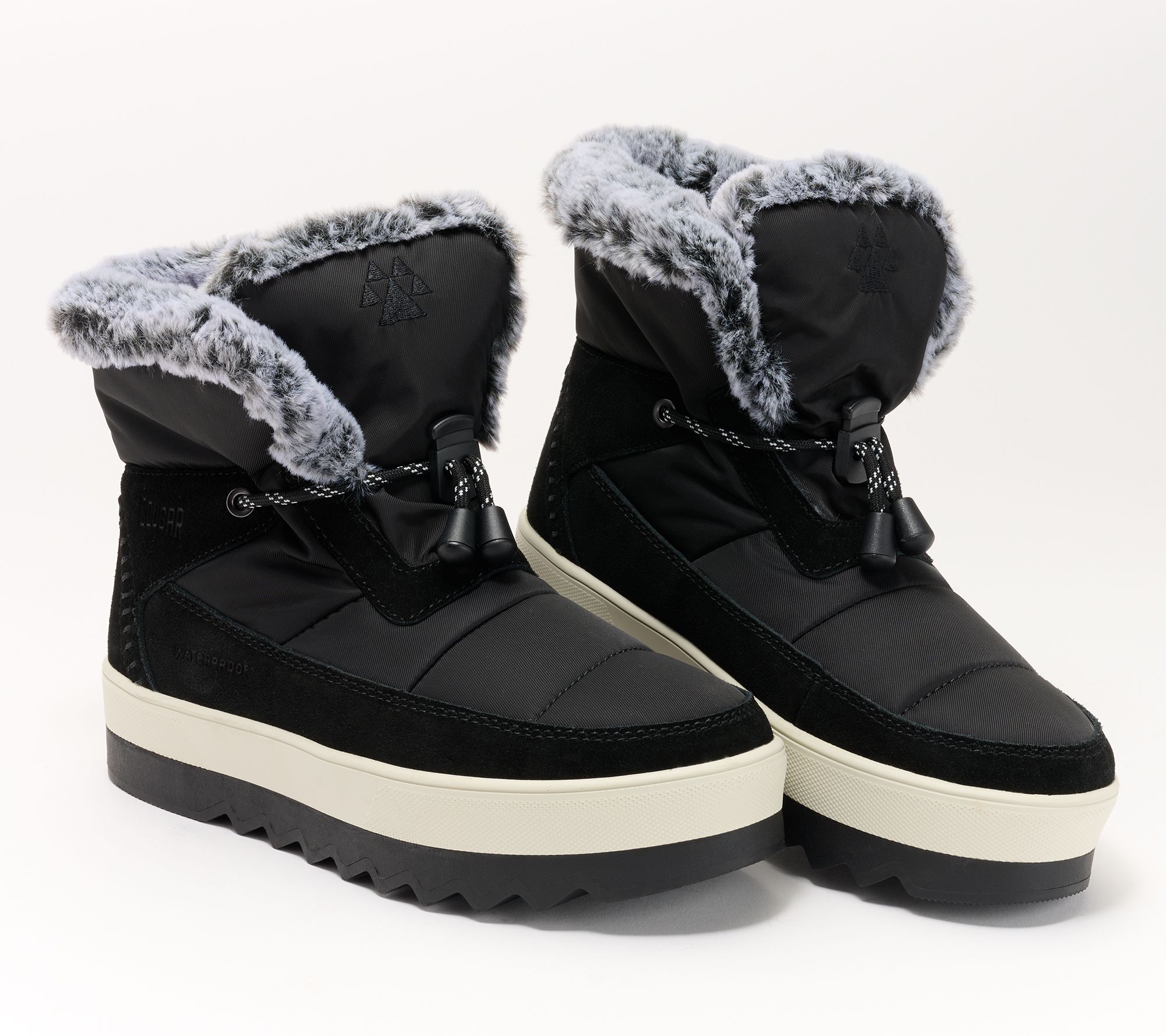 "As Is" Cougar Waterproof Faux Fur Winter Boots- Vibe