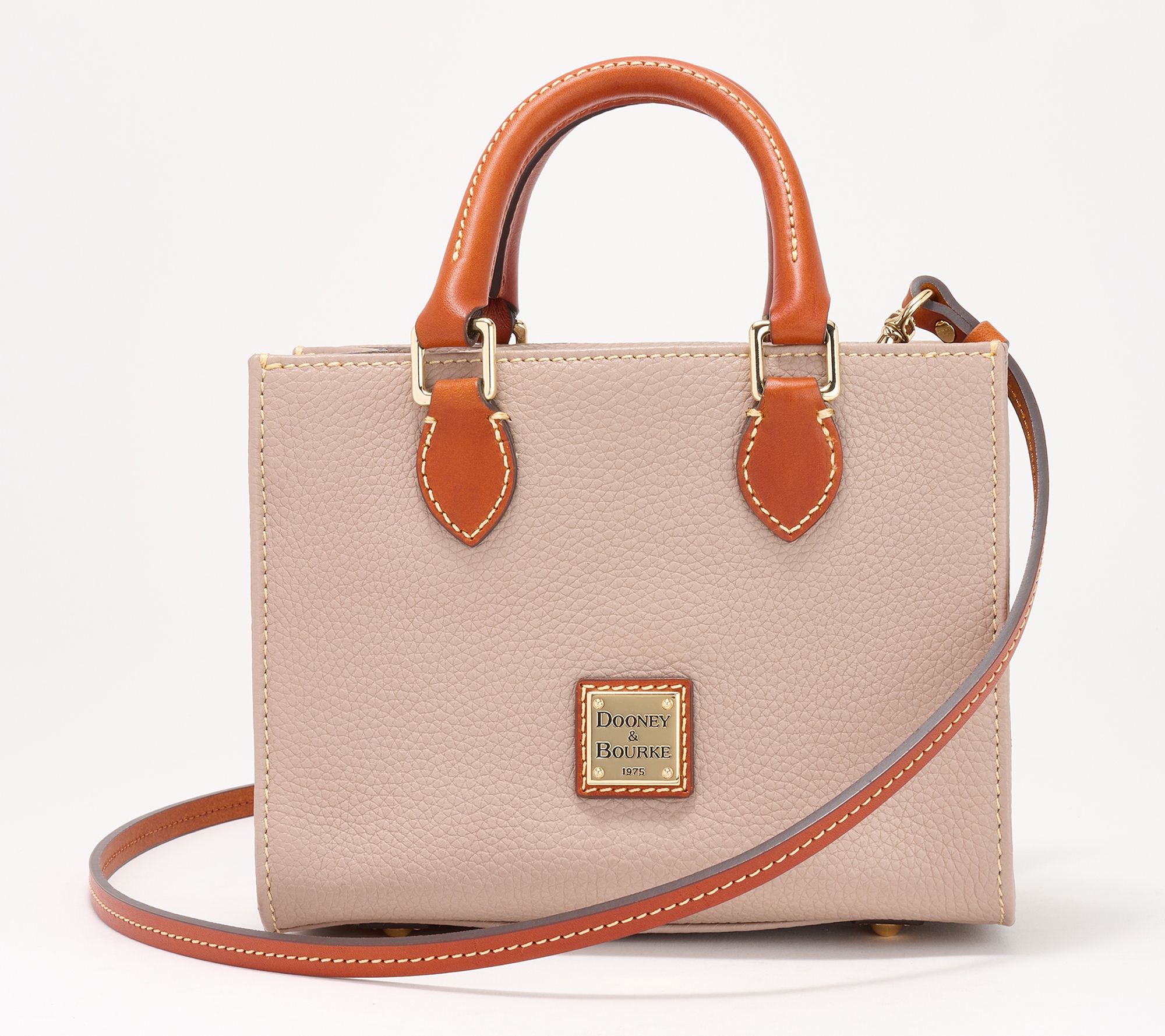 Dooney & Bourke Pebble Leather Mini Janine Satchel