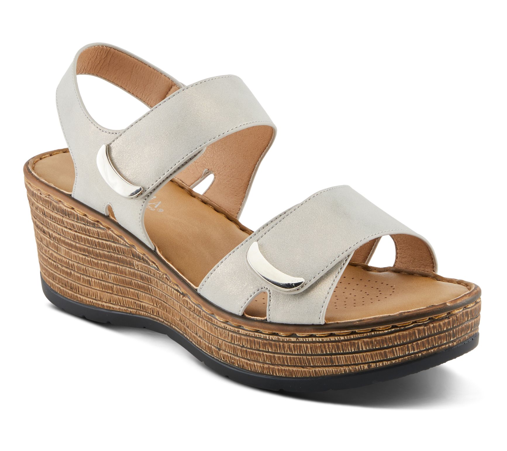 Patrizia by Spring Step Slingback Wedge Sandals- Woodrow