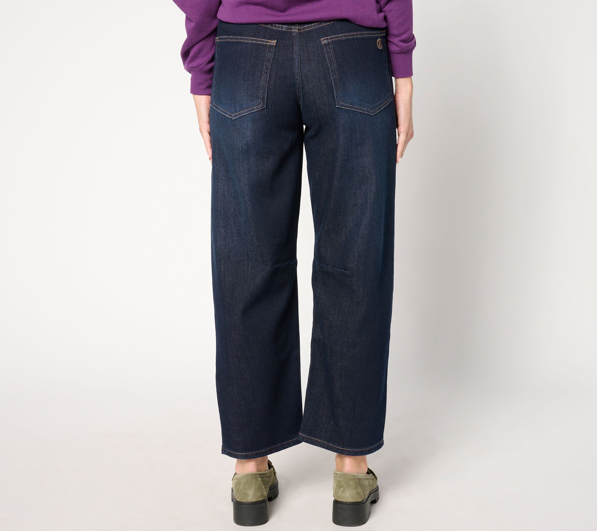 デニム・ジーパン INDIGO BARREL LEG JEANS True Indigo Barrel Leg Jeans - Women's Straight Leg Jeans