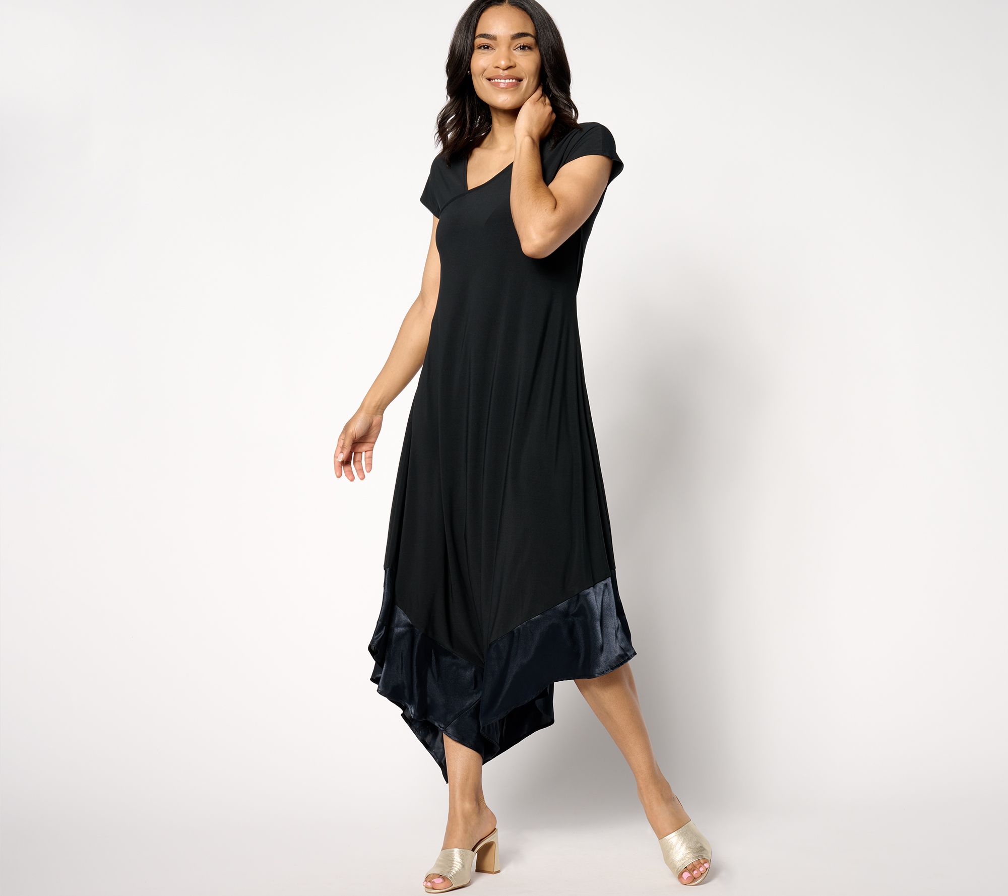 Qvc black dresses best sale