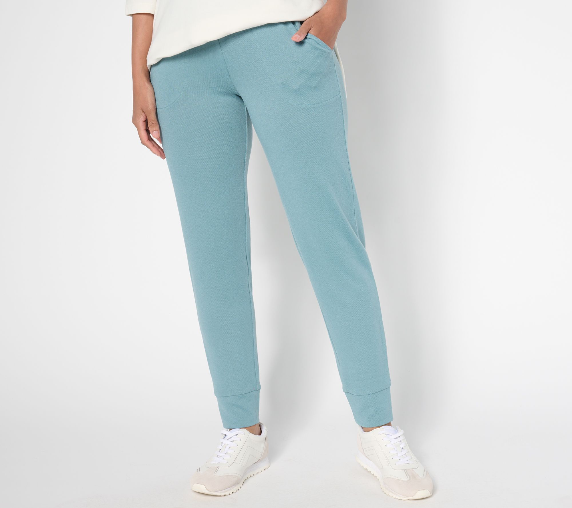 Denim & Co. Active Tall Heavenly Jersey Ankle Jogger