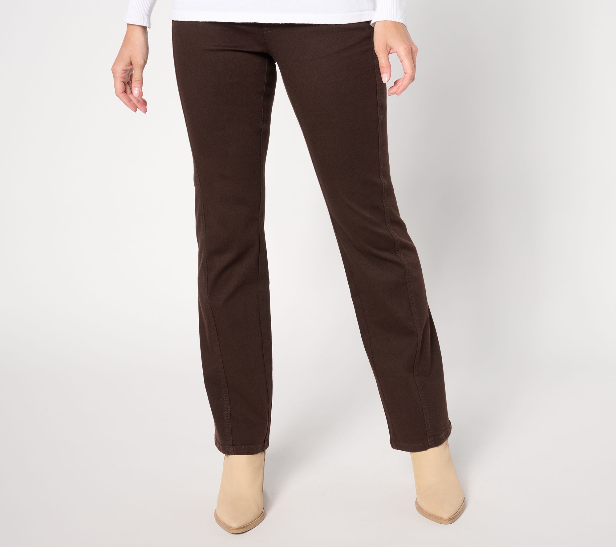 "As Is" Belle by Kim Gravel Tall Primabelle Twill Forward Boot Cut Jean