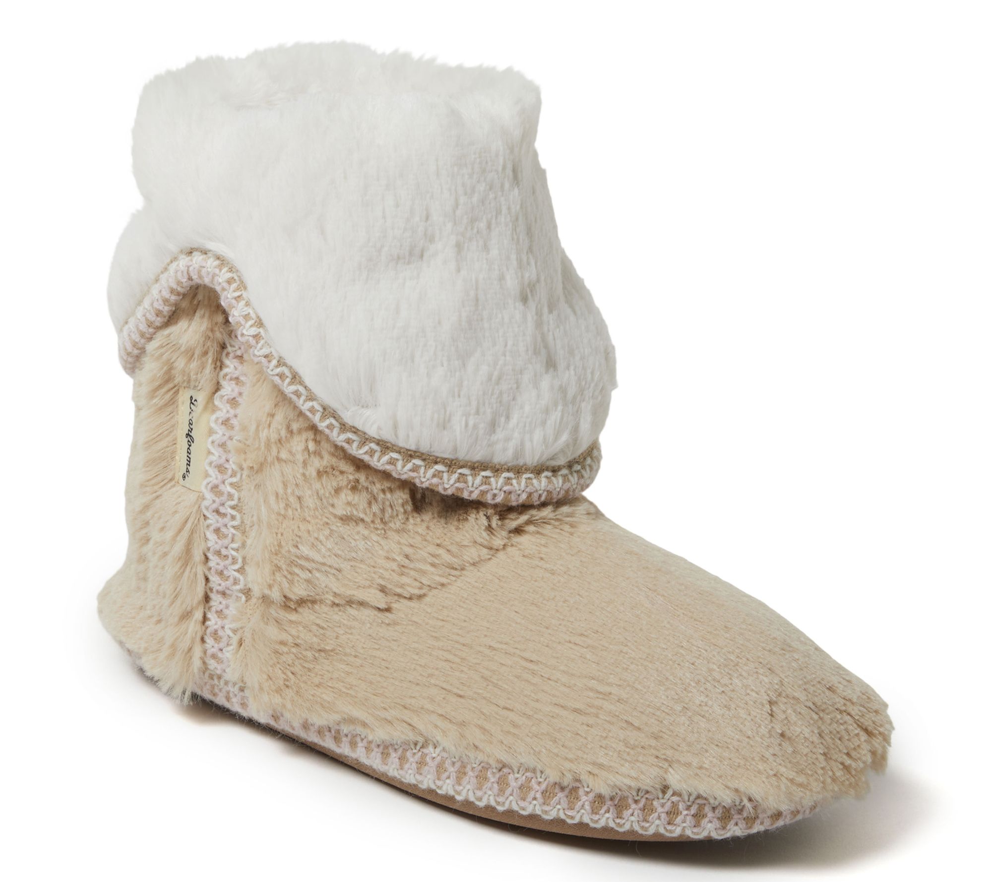 Dearfoams Women's Cozy Bootie Slipper- Beth