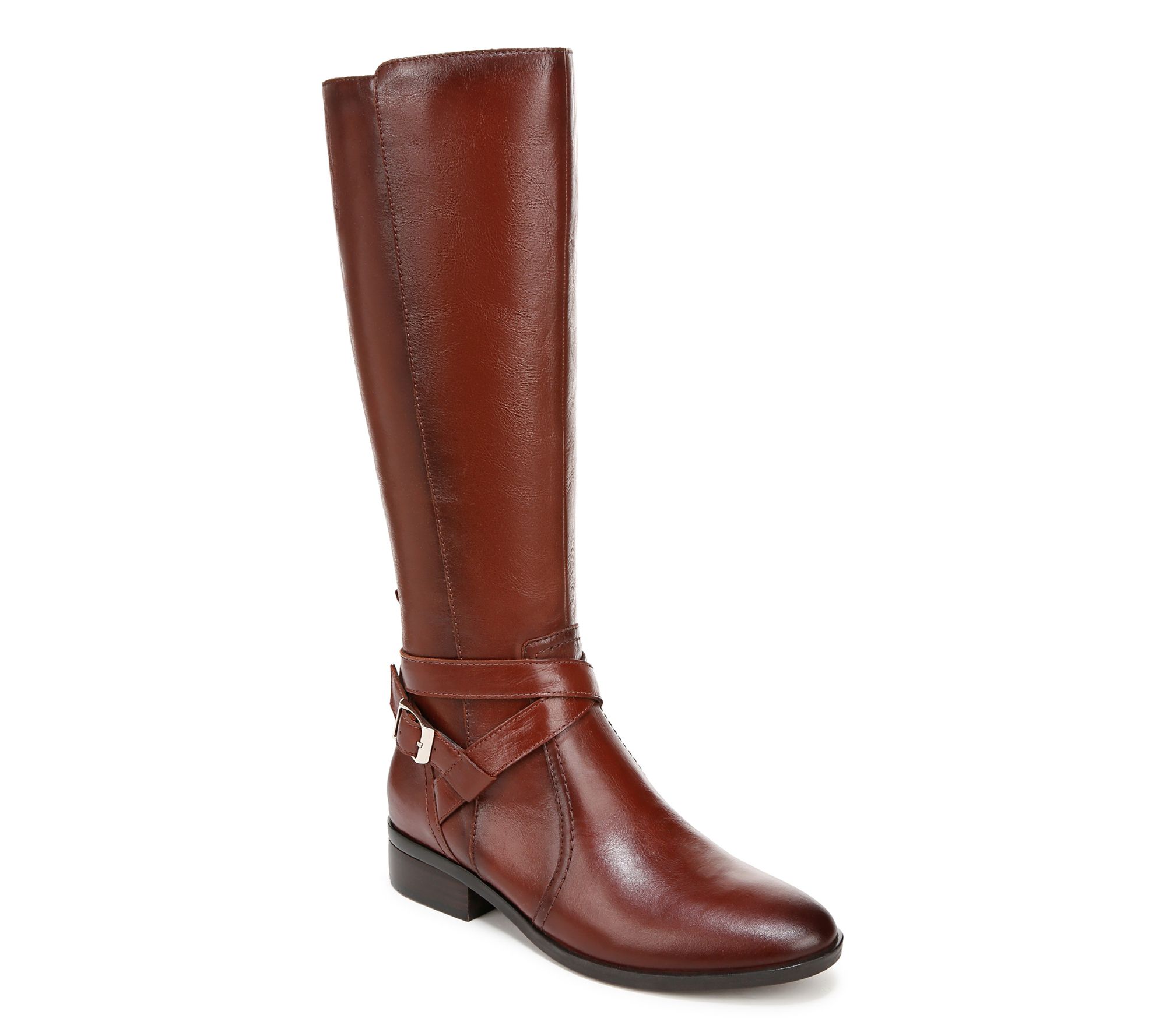 Naturalizer High Shaft Leather Riding Boots- Re na2 Narrow Calf