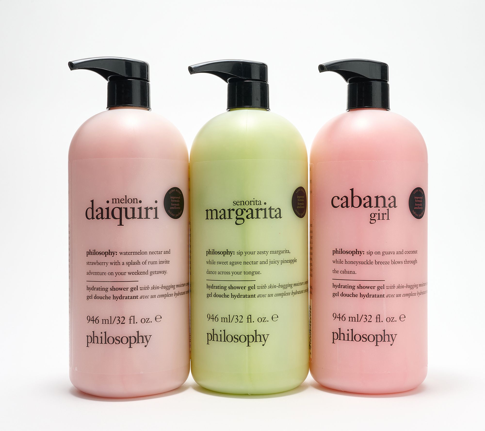 philosophy ultimate island gals shower gel 32oz trio