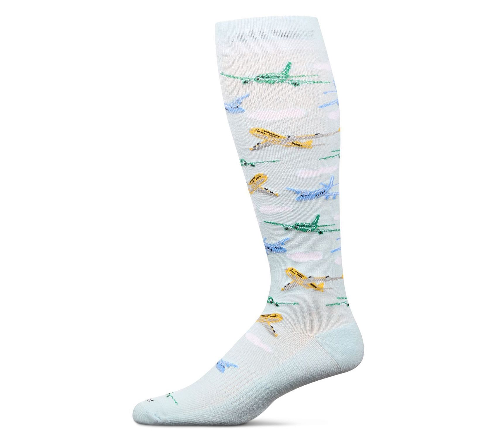 MeMoi Men's Graduated Cotton Compression Socks