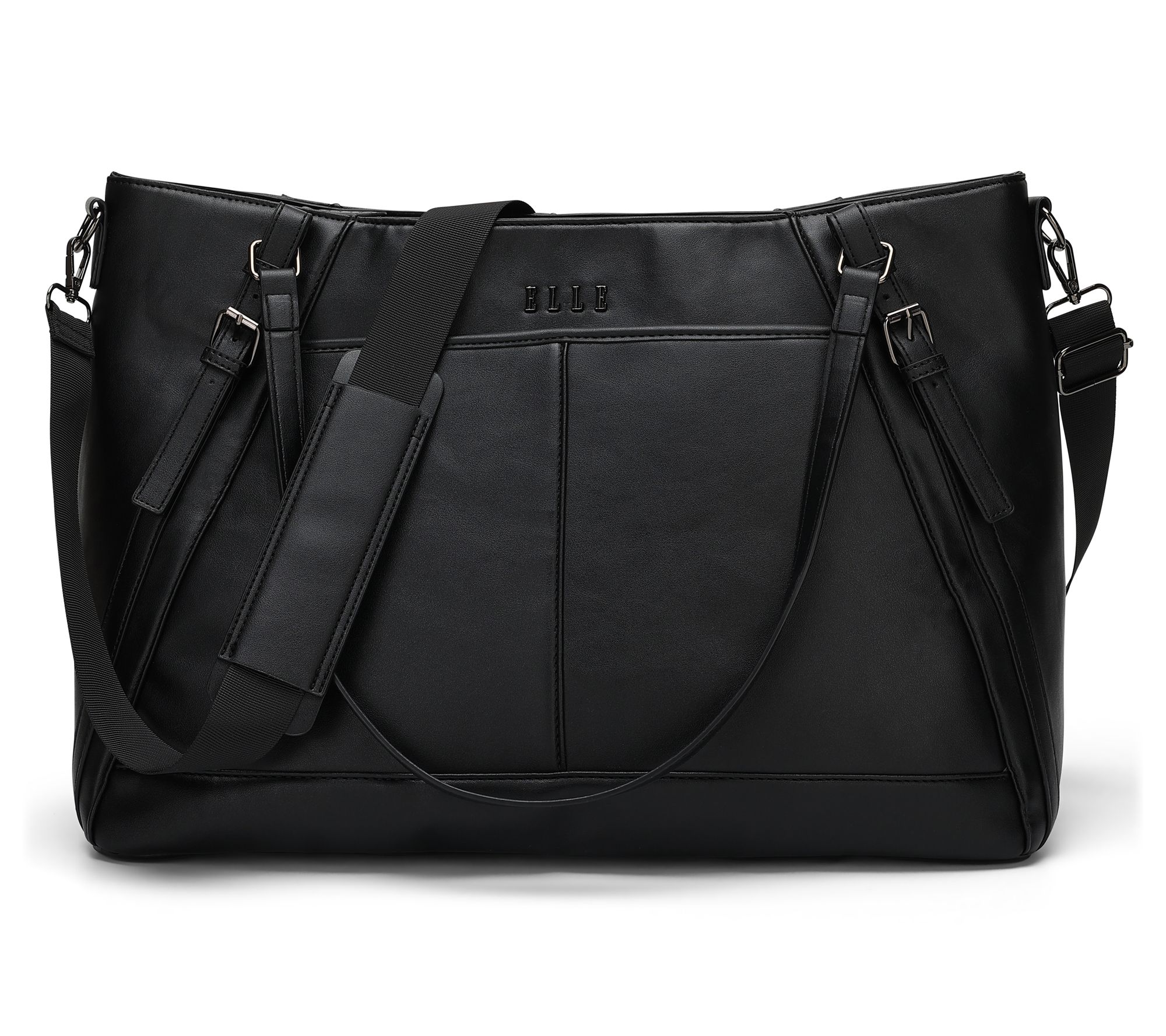ELLE Leisure Luxe Vegan Leather Weekender ToteBag