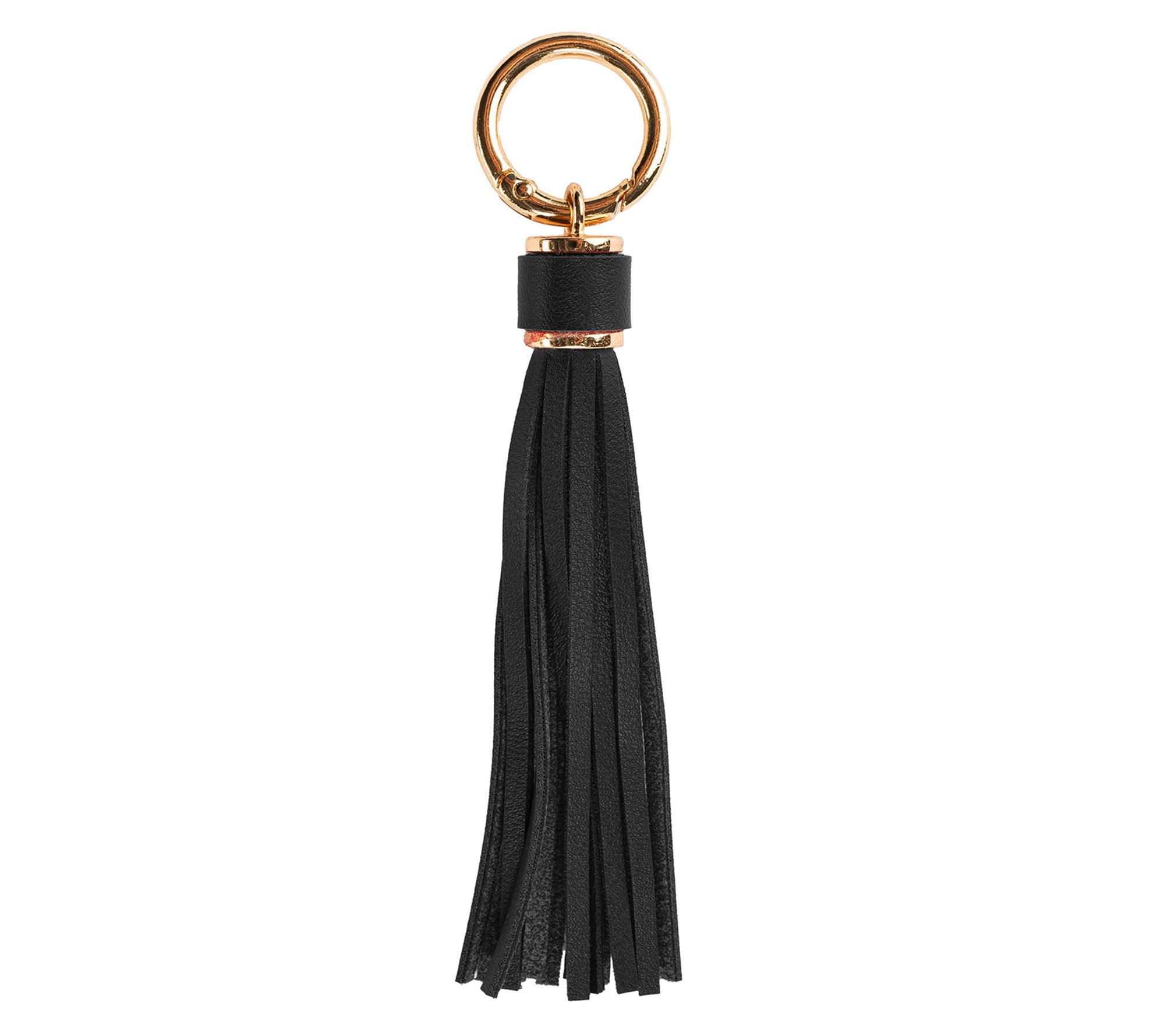 Violet & Brooks XL Leather Tassel Bag Charm