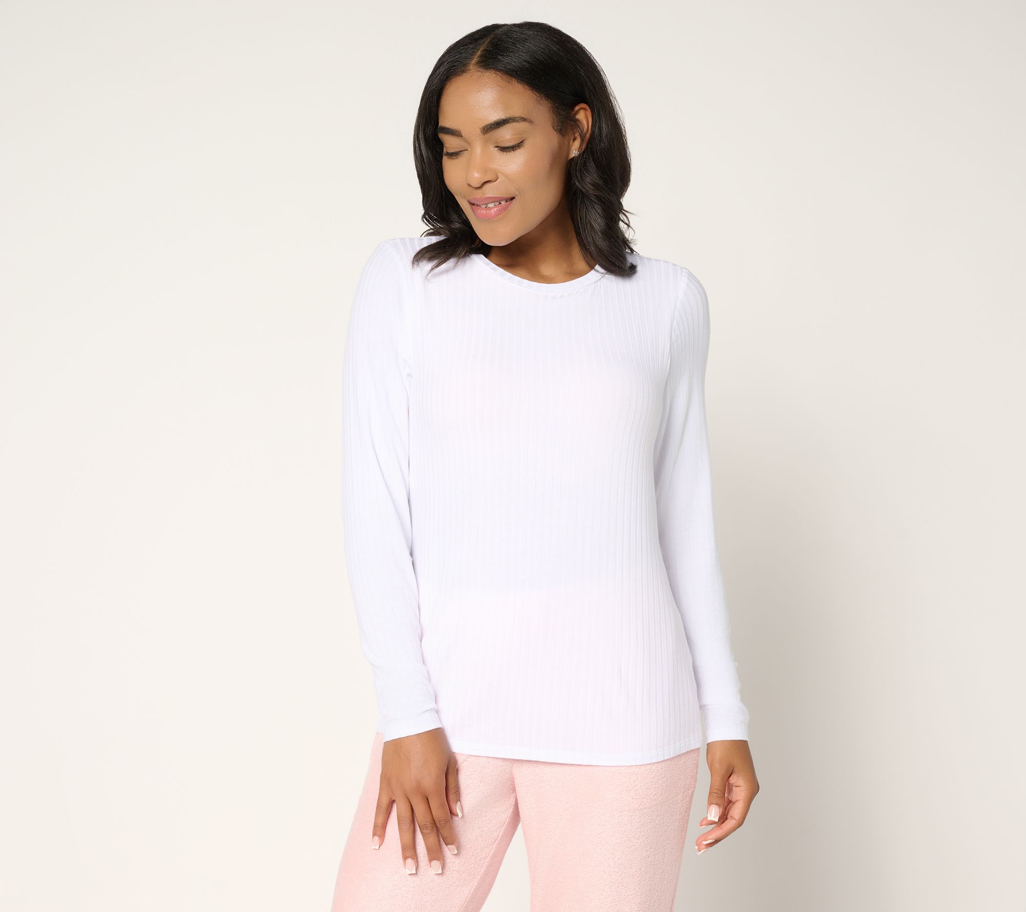 Modern Soul Radiant Rib Long Sleeve Top with Support System