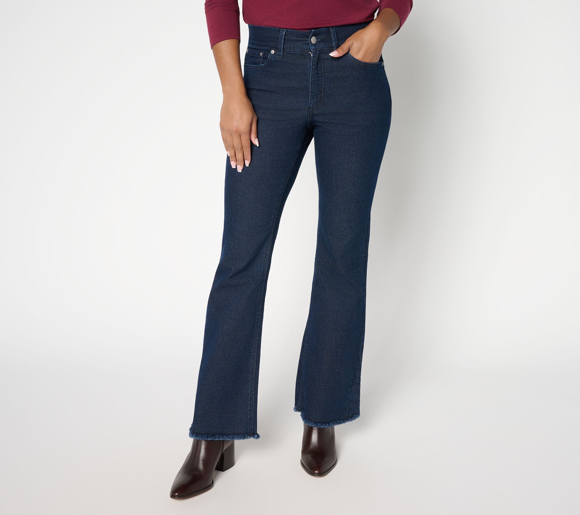 Denim & Co. Canyon Retreat Regular Lightly Boot Jeans