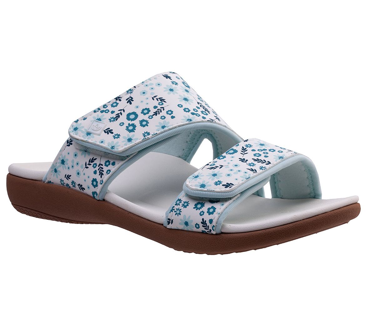 Spenco Orthotic Slide Sandals - Kholo Nuevo Dainty Floral