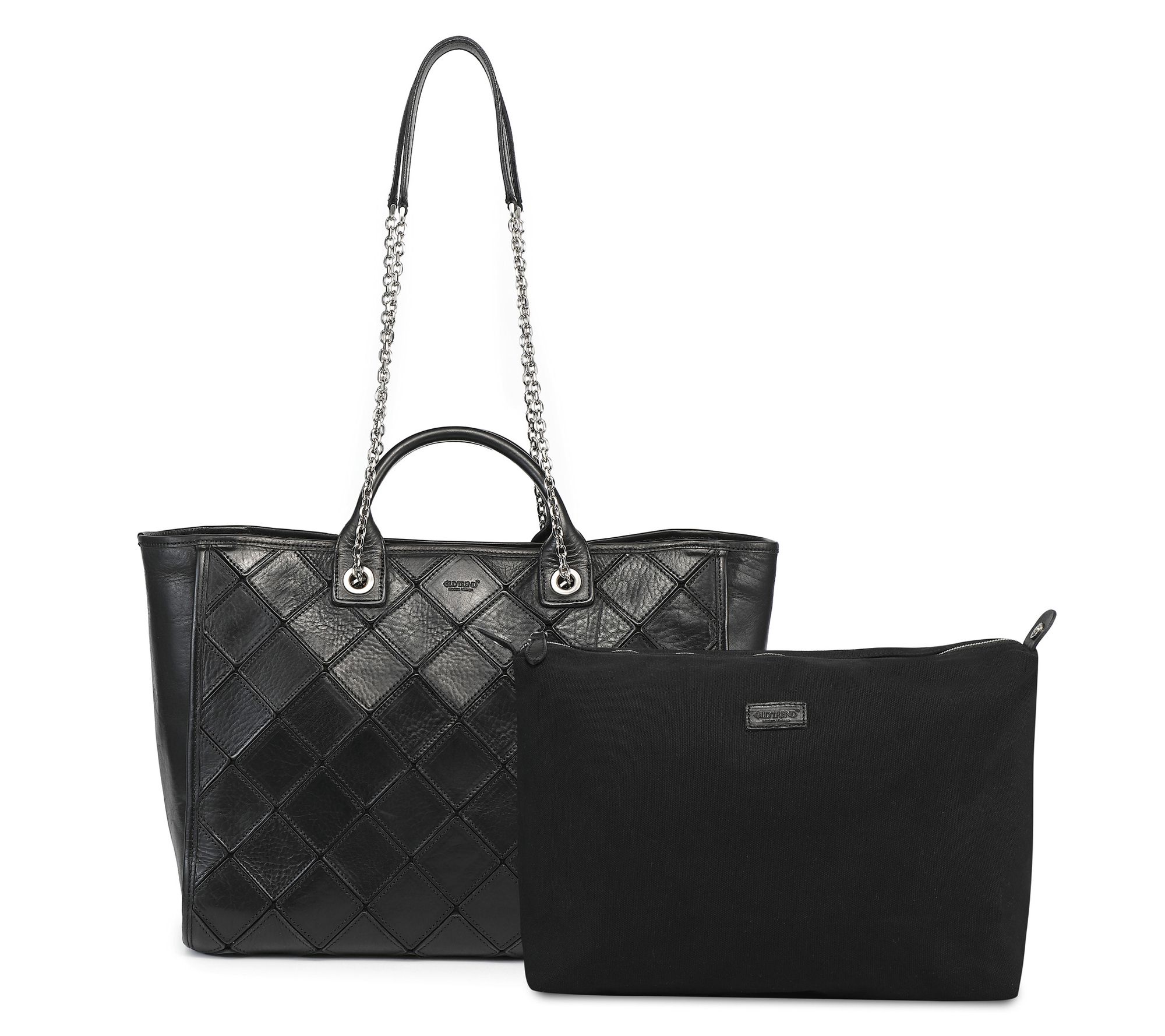 Old Trend Mermaid Carryall Leather Tote with Shoulder Strap