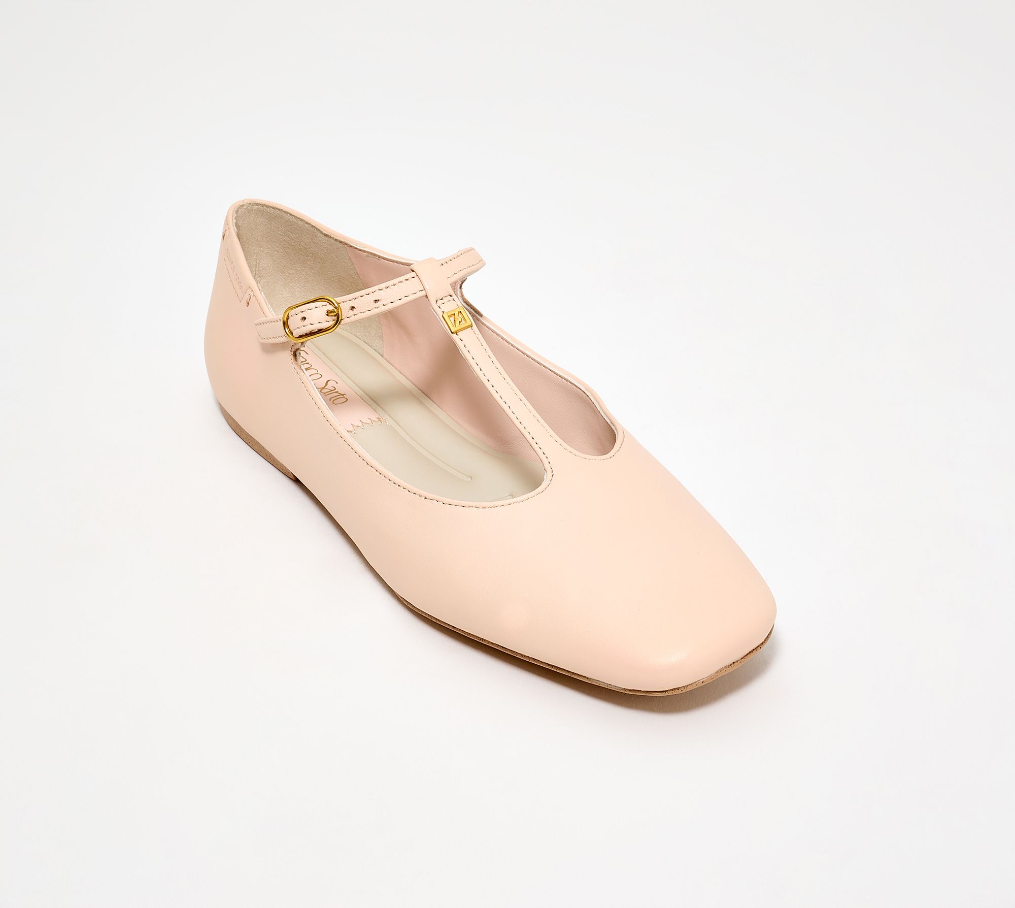 Franco Sarto Patent T-Strap Flats - Marylee