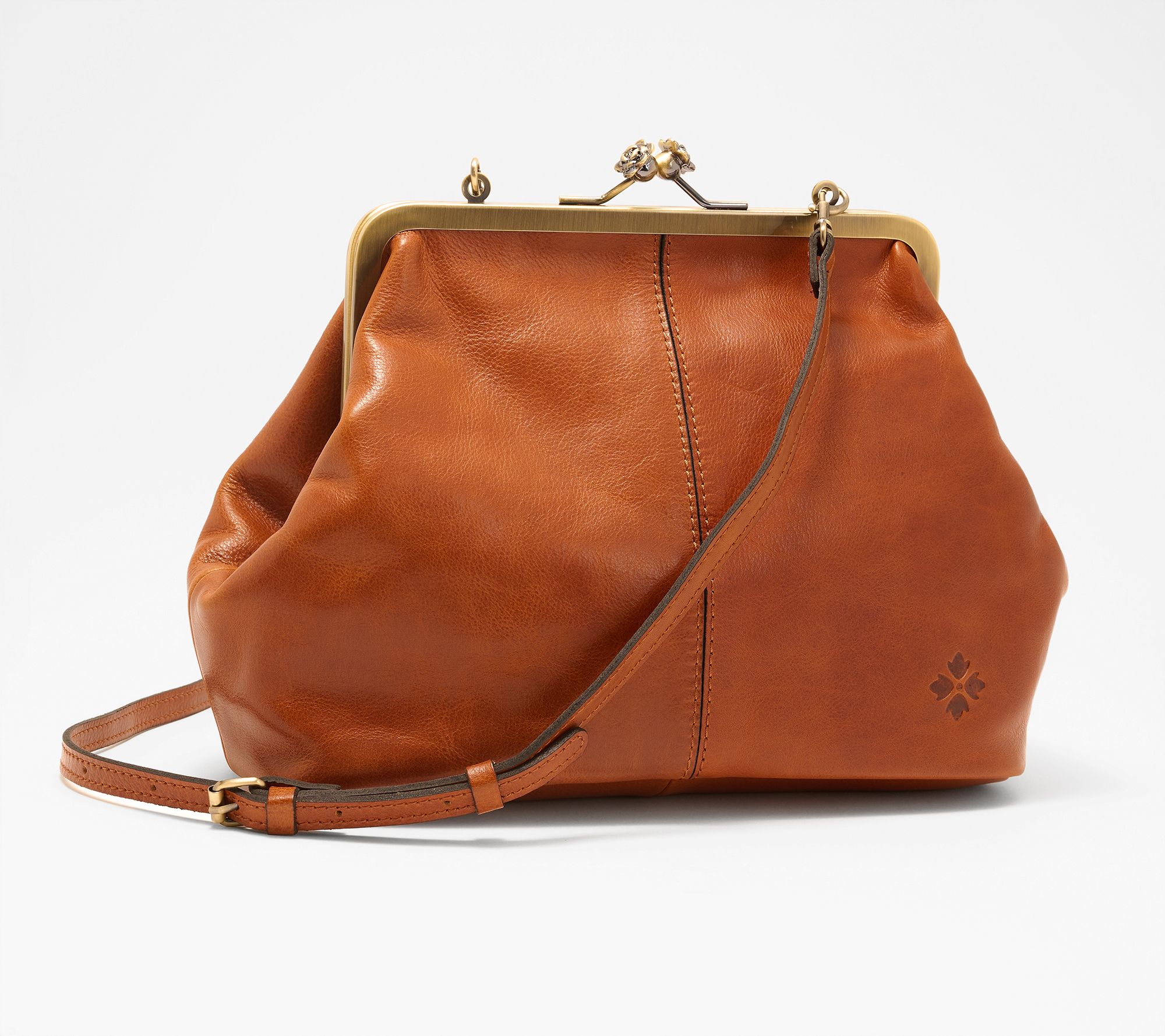Patricia Nash Leather Sophia Frame Bag