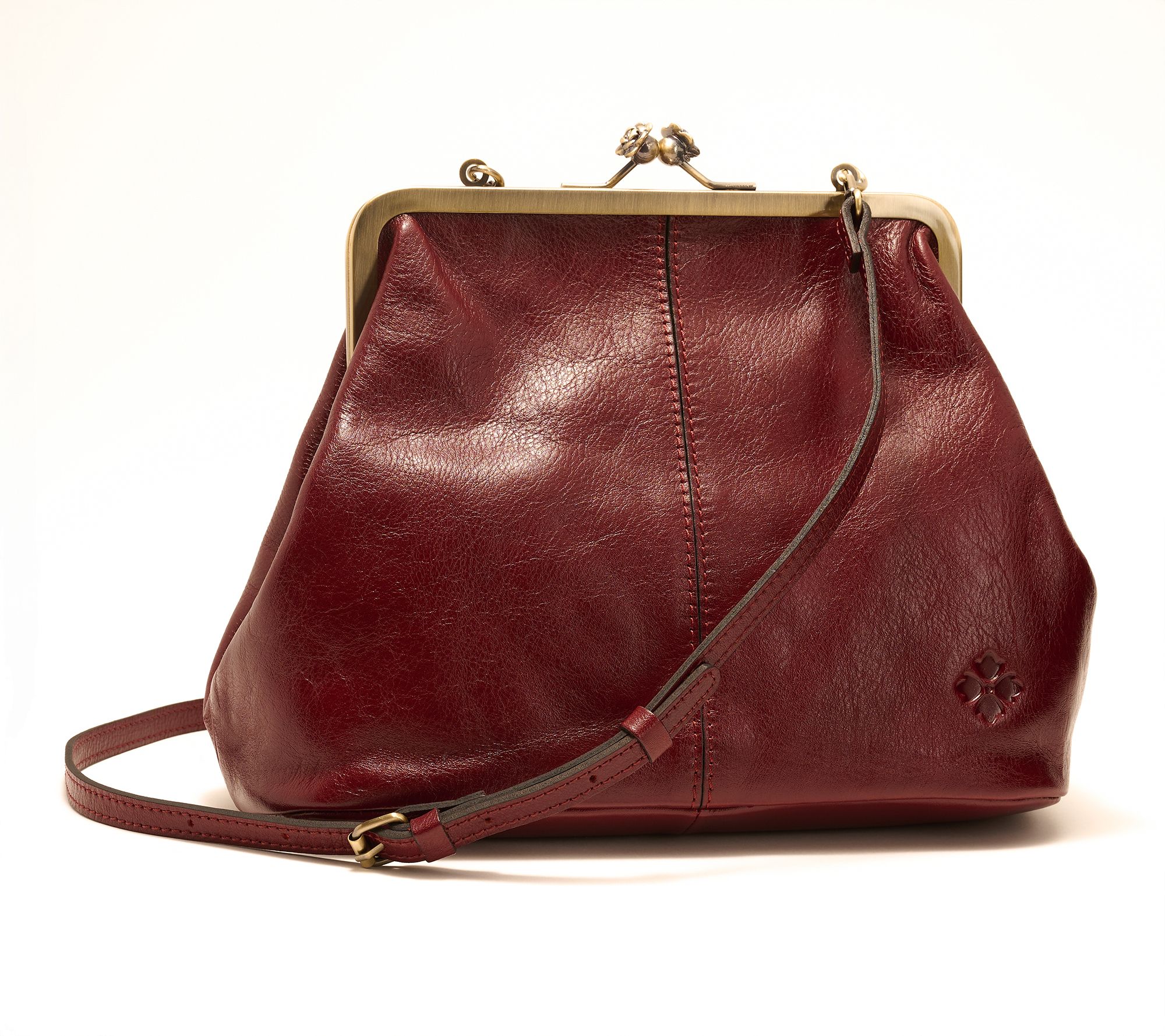Patricia Nash Leather Sophia Frame Bag