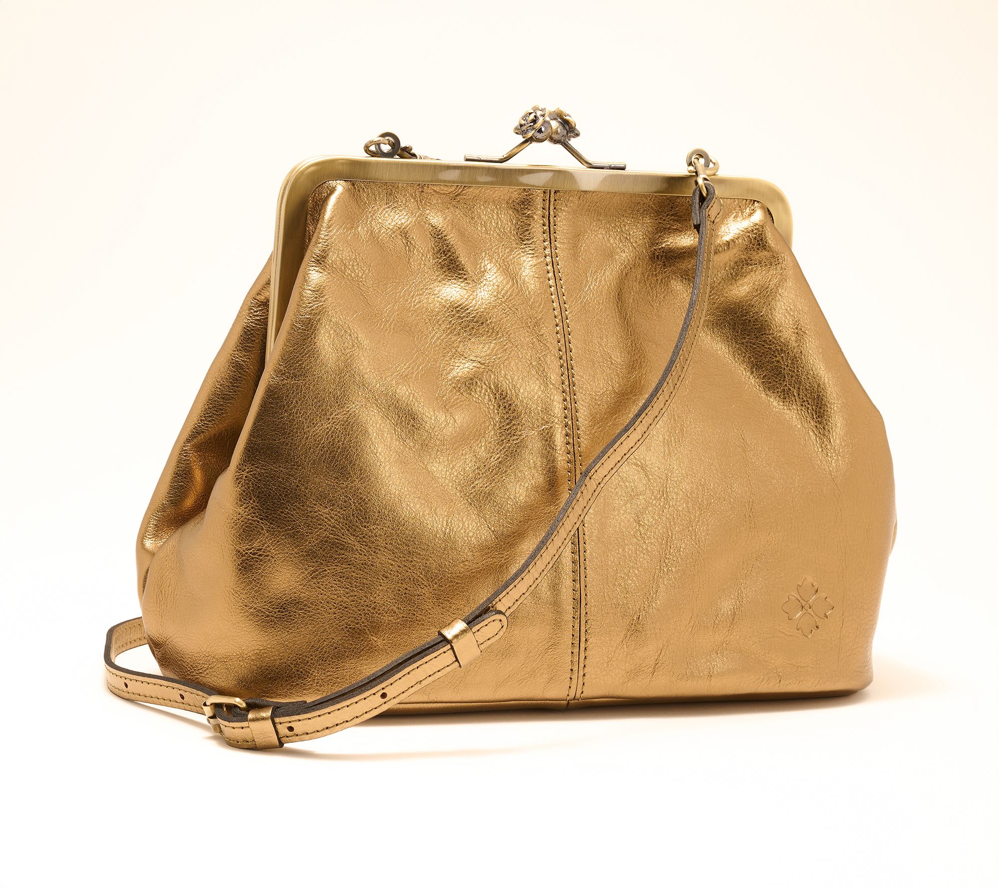 Patricia Nash Leather Sophia Frame Bag