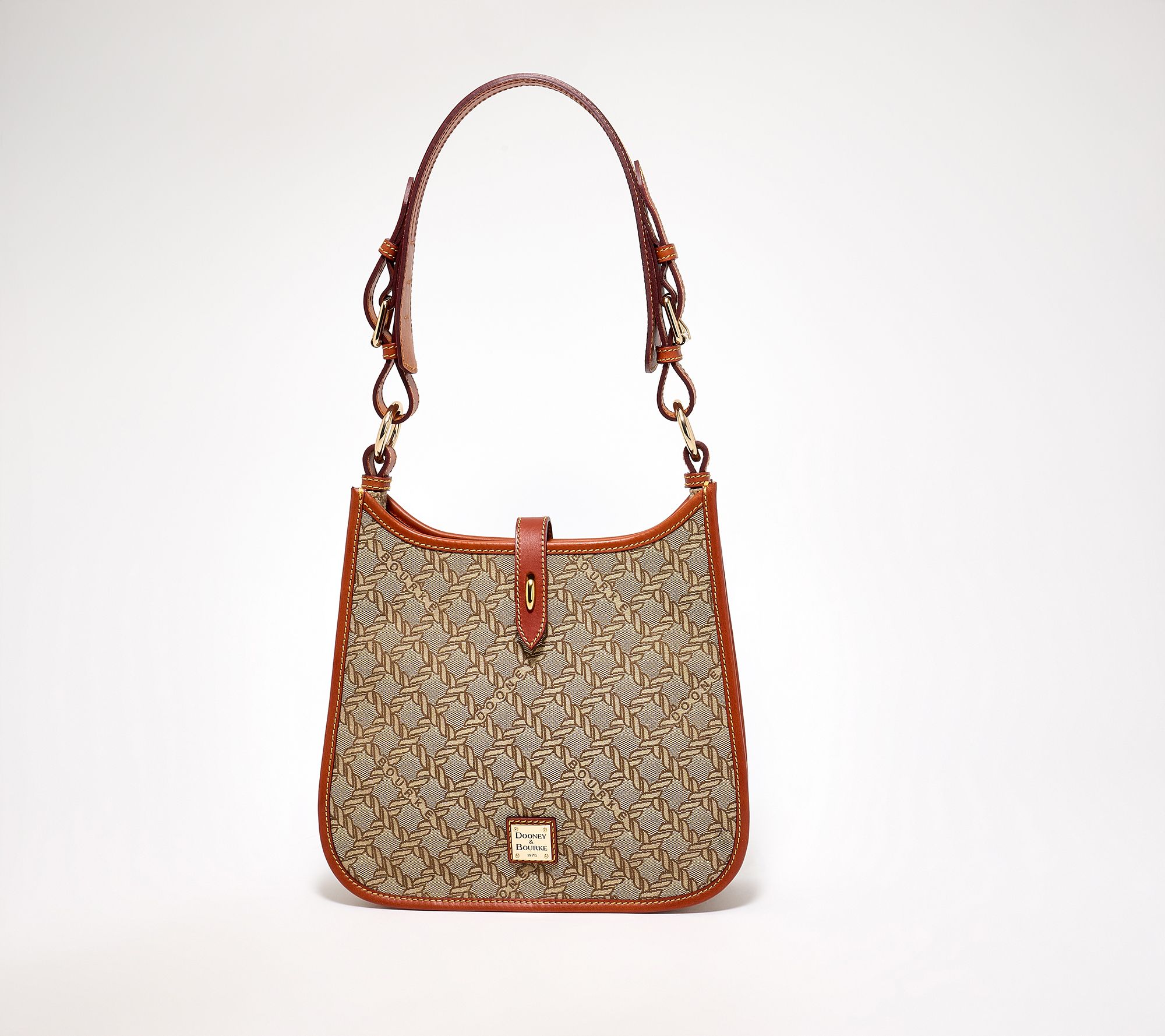 Dooney & Bourke Jacquard Maritime Messenger Shoulder Bag