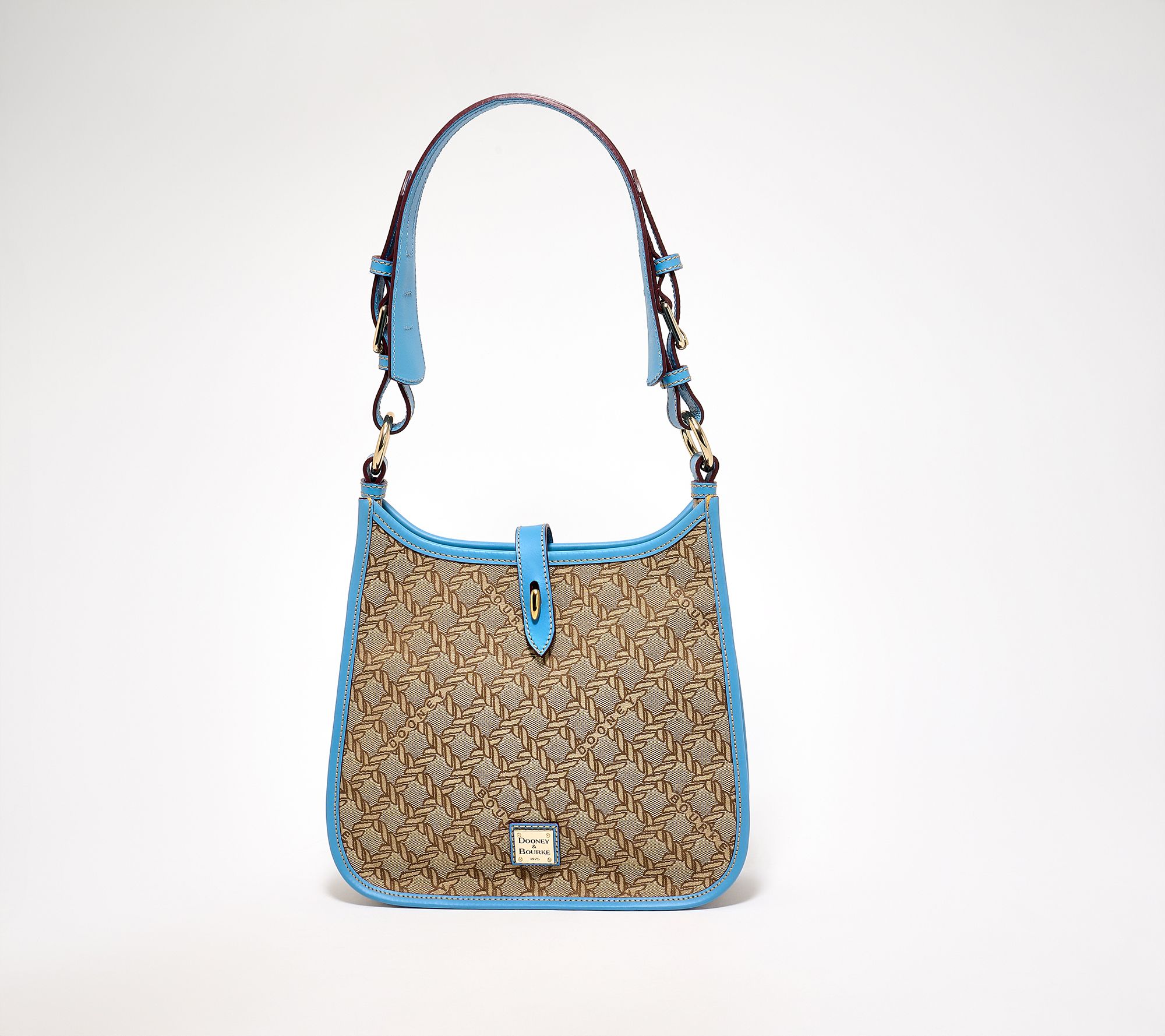 Dooney & Bourke Jacquard Maritime Messenger Shoulder Bag
