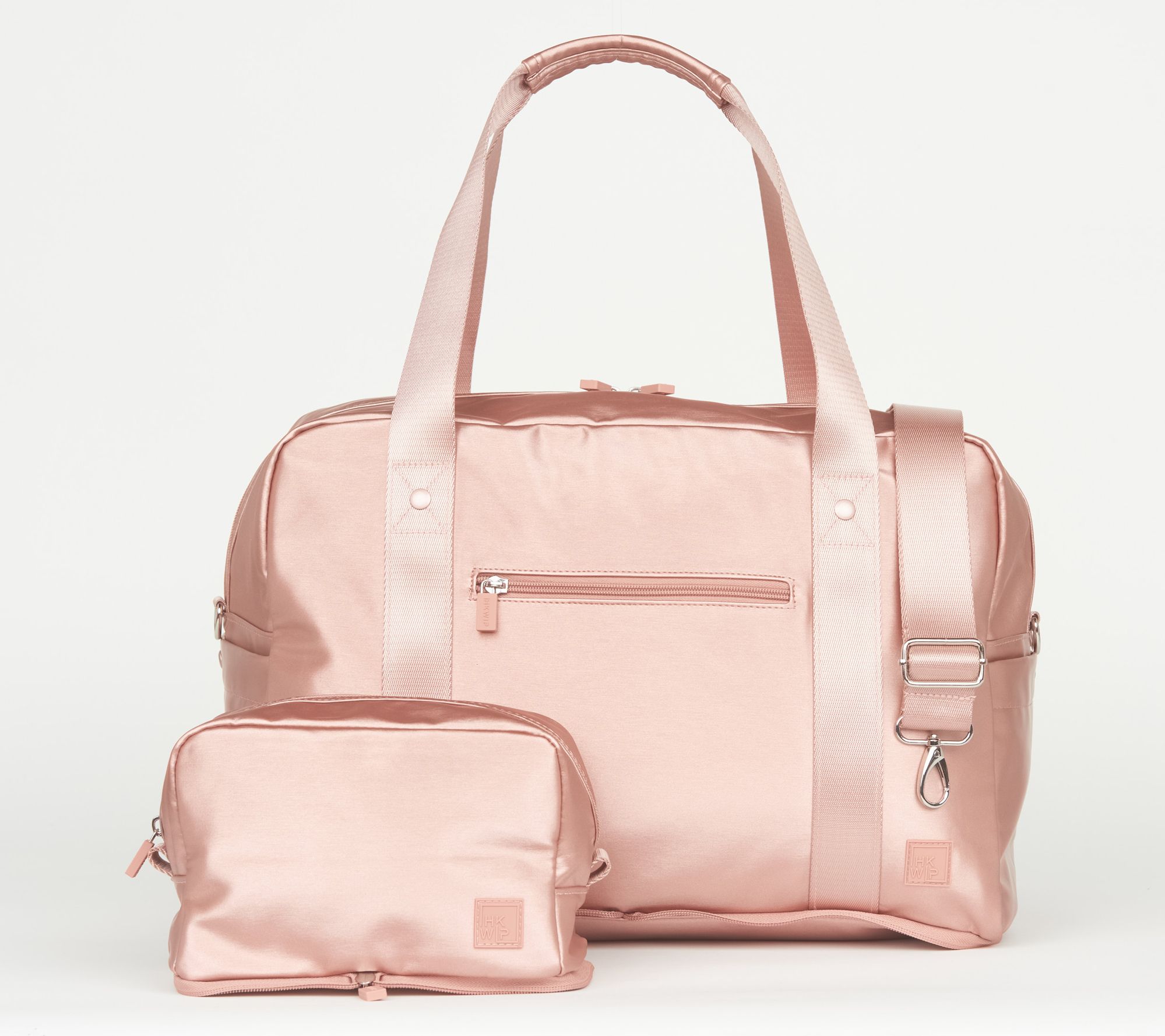 "As Is" IHKWIP The Packable Duffel Bag and Cosmetic Case Set