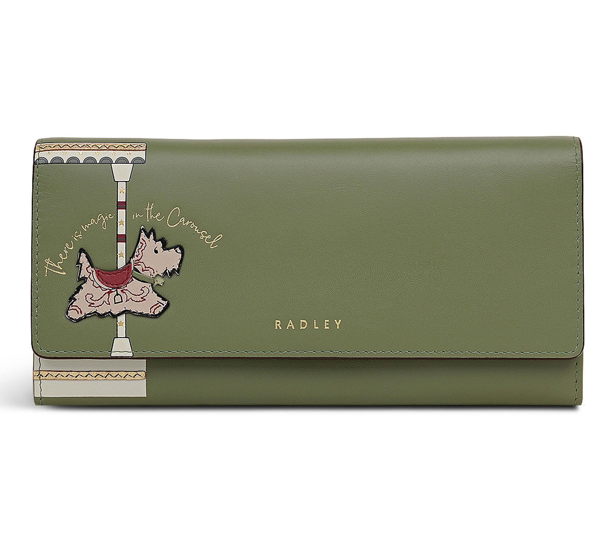 Radley Magic Carousel Large Flapover Leather Wallet