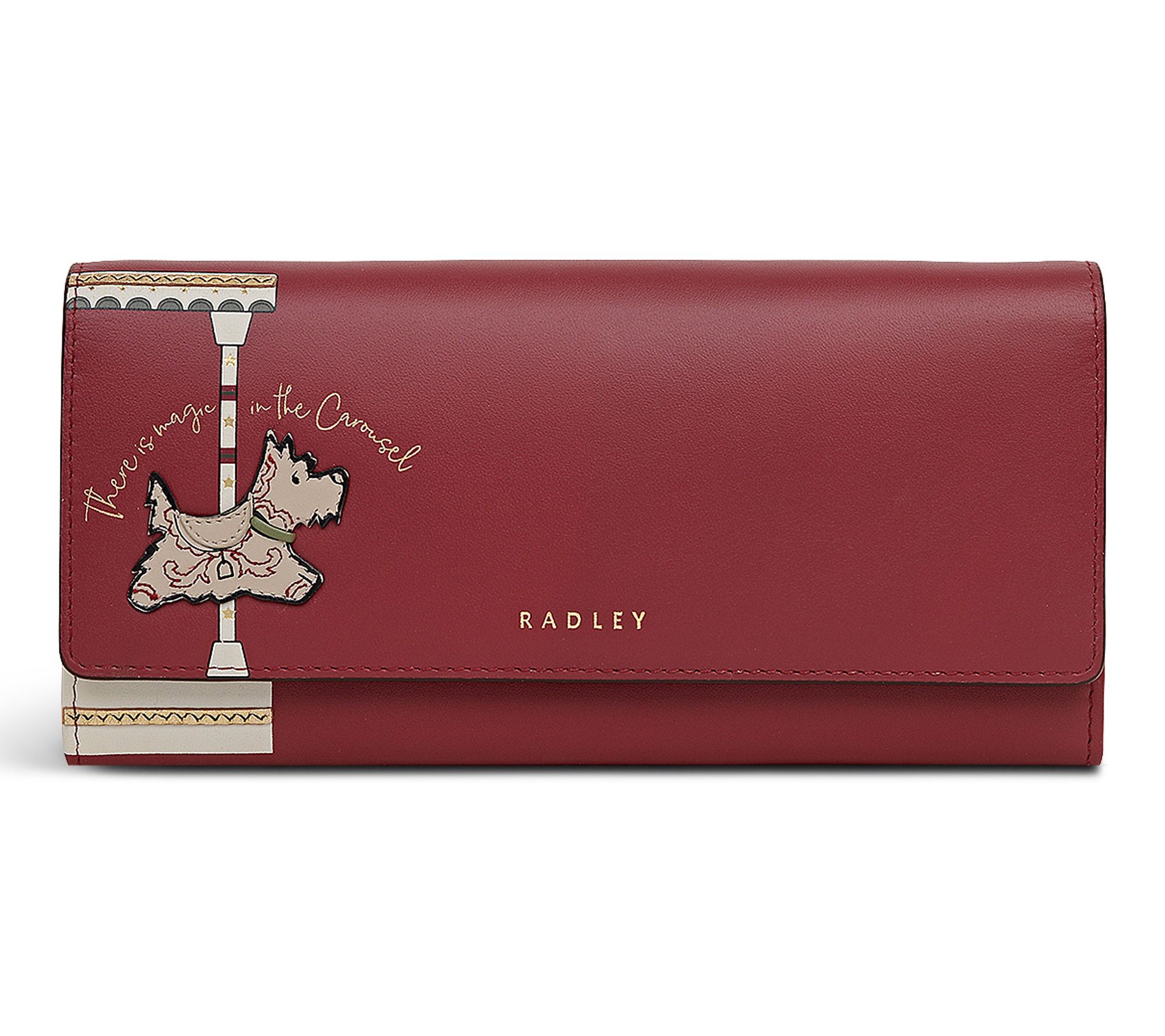 Radley Magic Carousel Large Flapover Leather Wallet