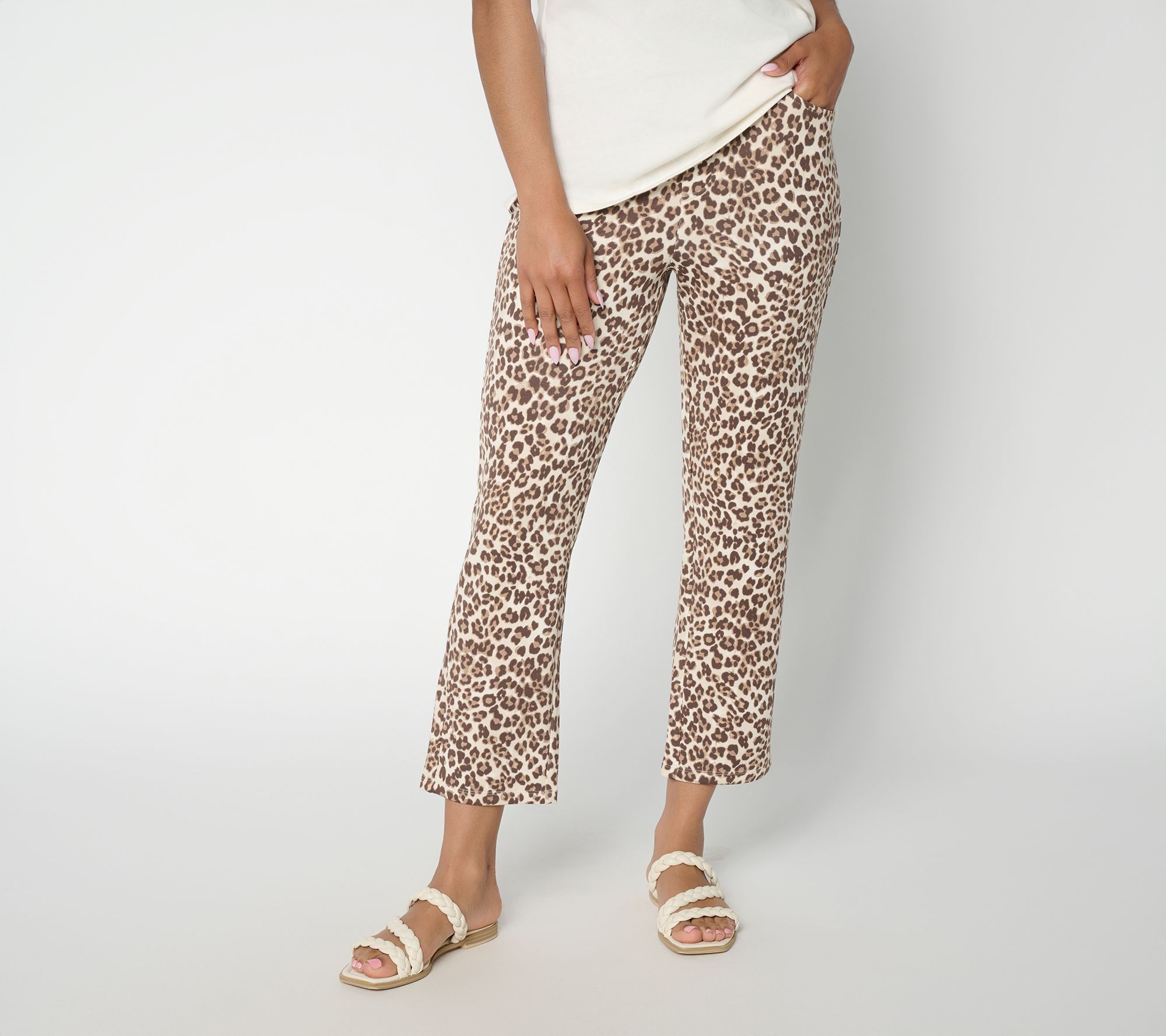Belle by Kim Gravel ScubaLuxe 5 Pocket Crop Pant