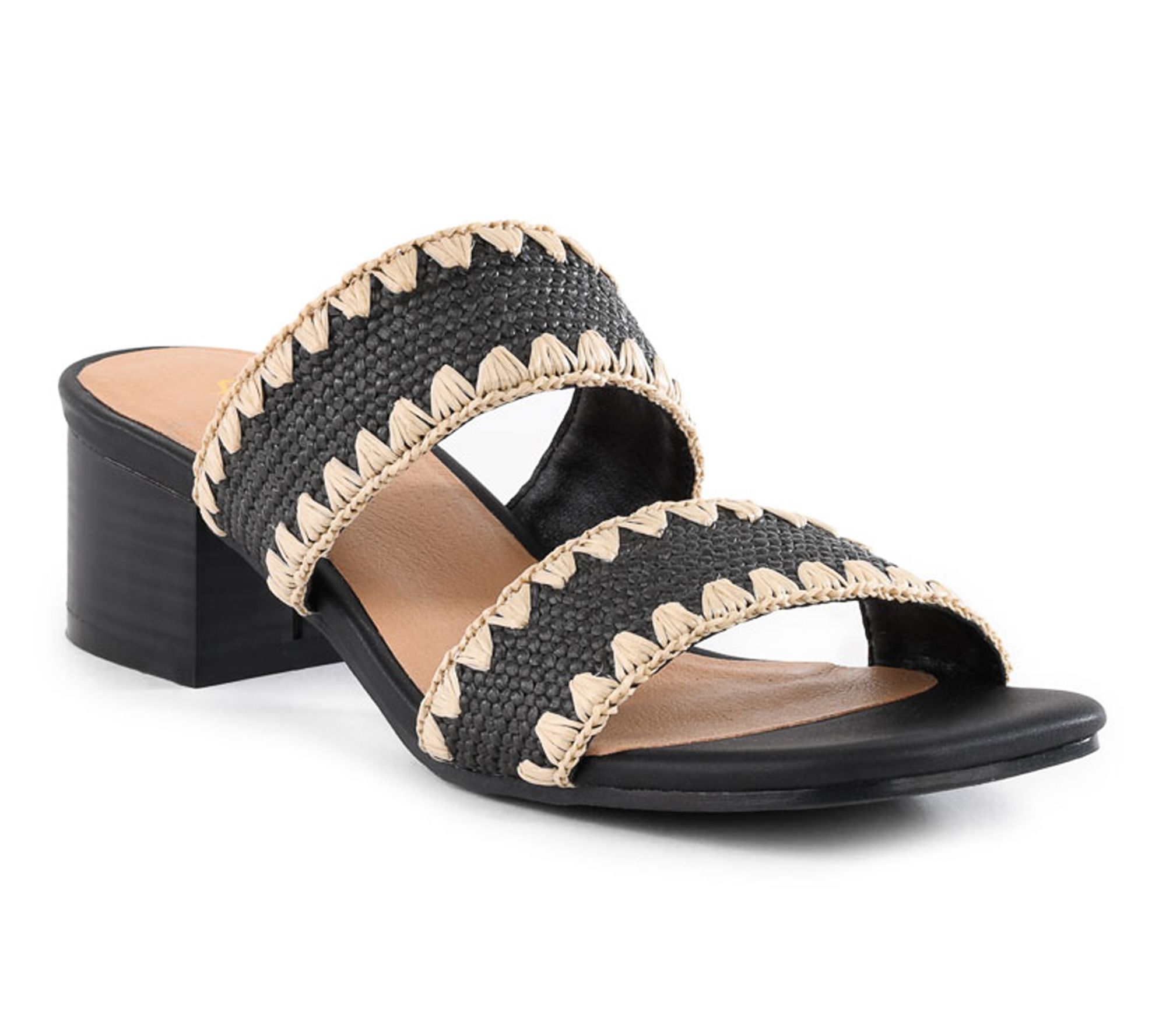 Seychelles Raffia Heeled Sandals - Maui