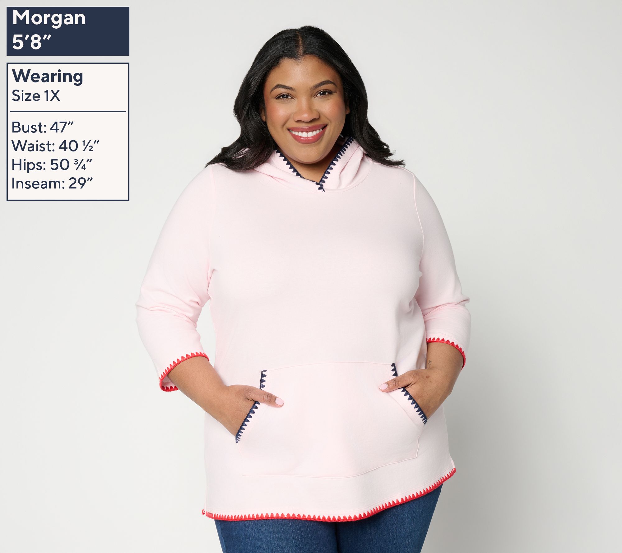 Liberty Belles by Kim Gravel French Terry Americana Trim Kanga