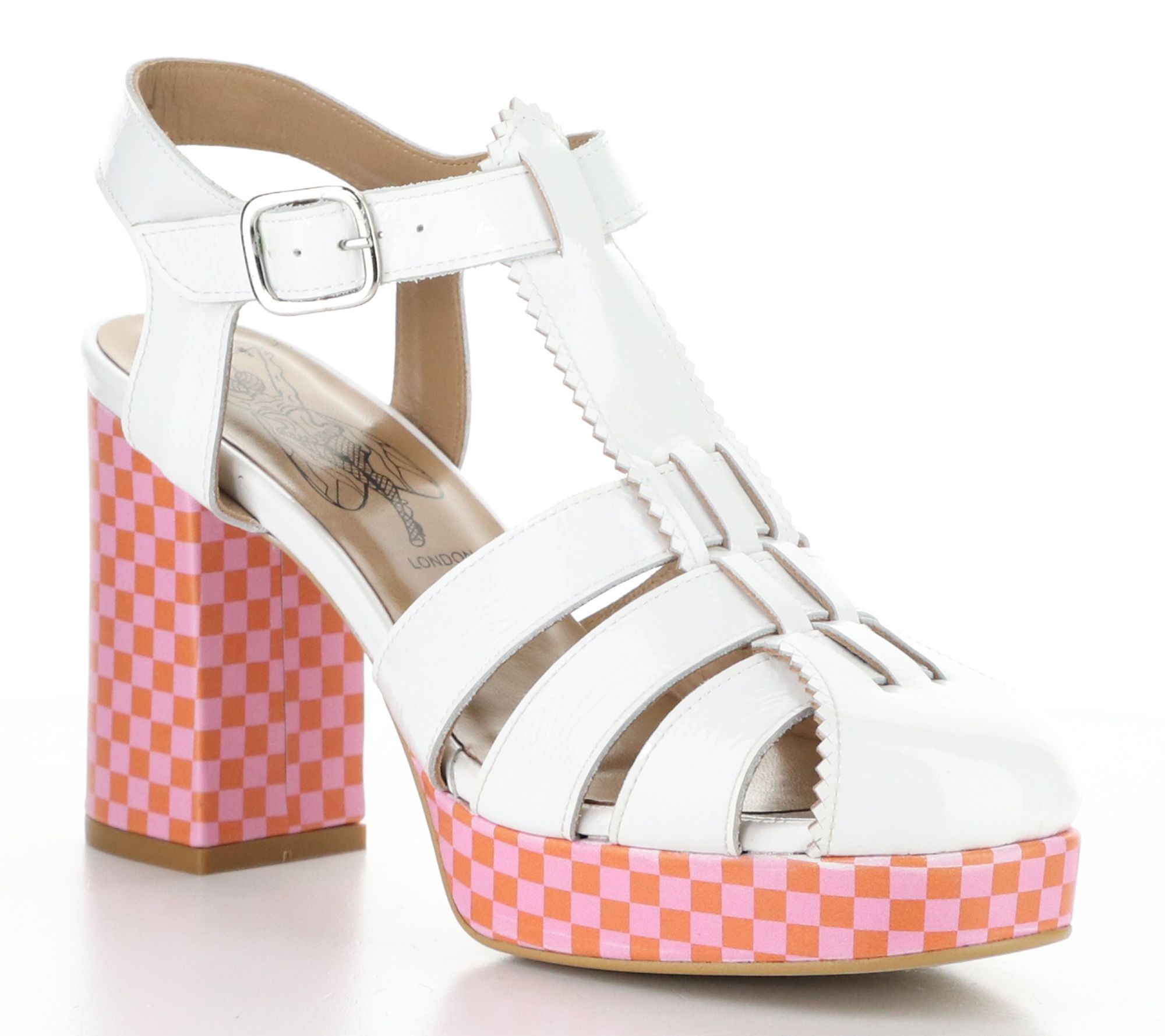 Fly London Nappalak Patent Leather Sandals - Evit452Fly
