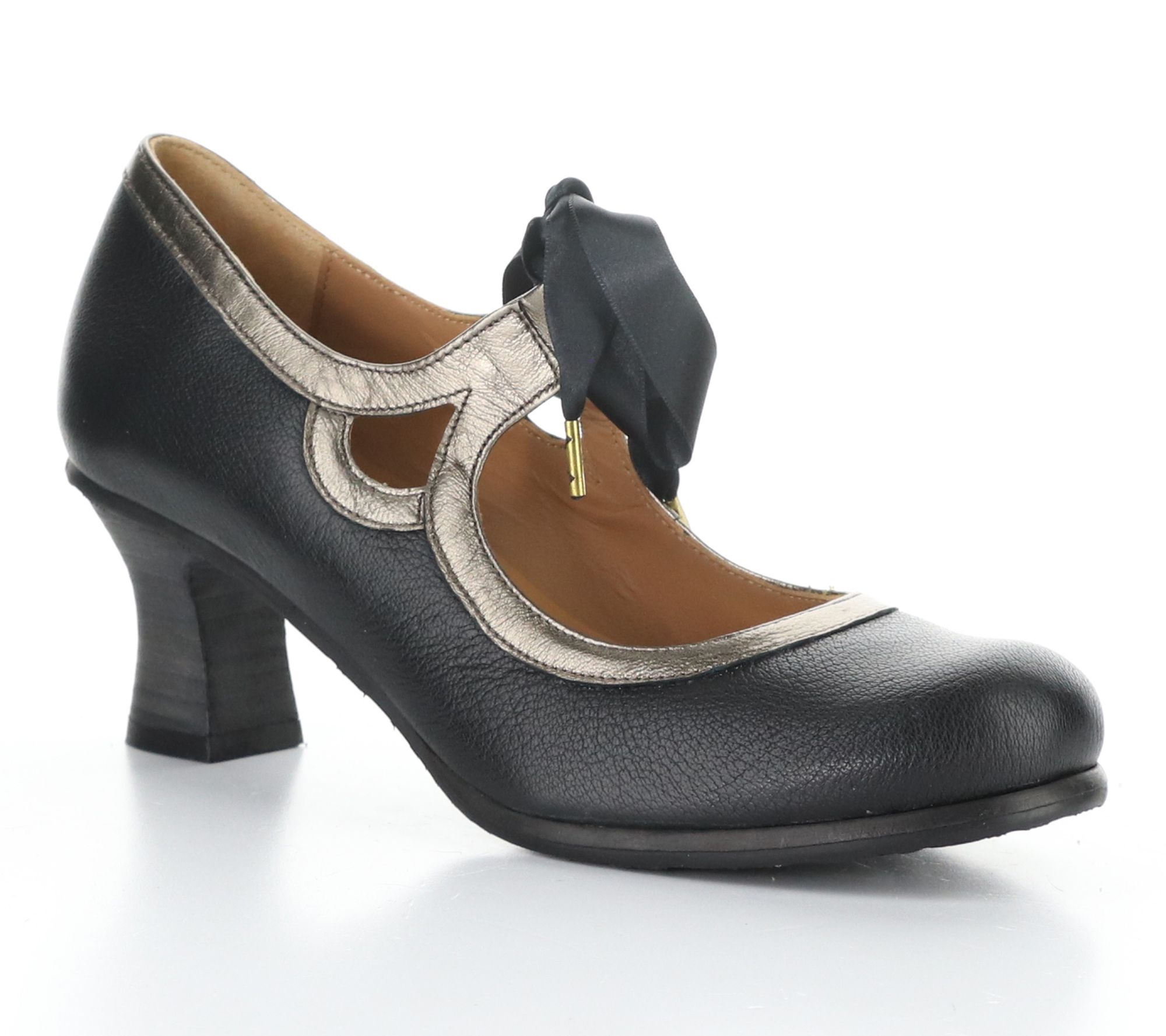 Fly London Mousse/Idra Leather Tie Pumps - Bupy464Fly