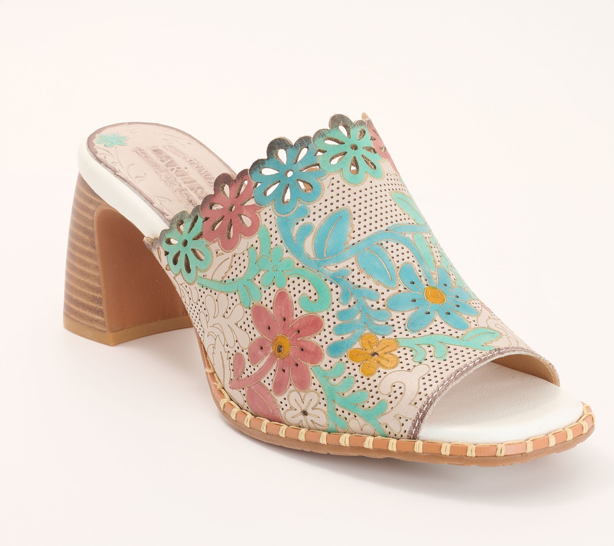 L'Artiste by Spring StepLeather Heeled Sandals - Foxxila