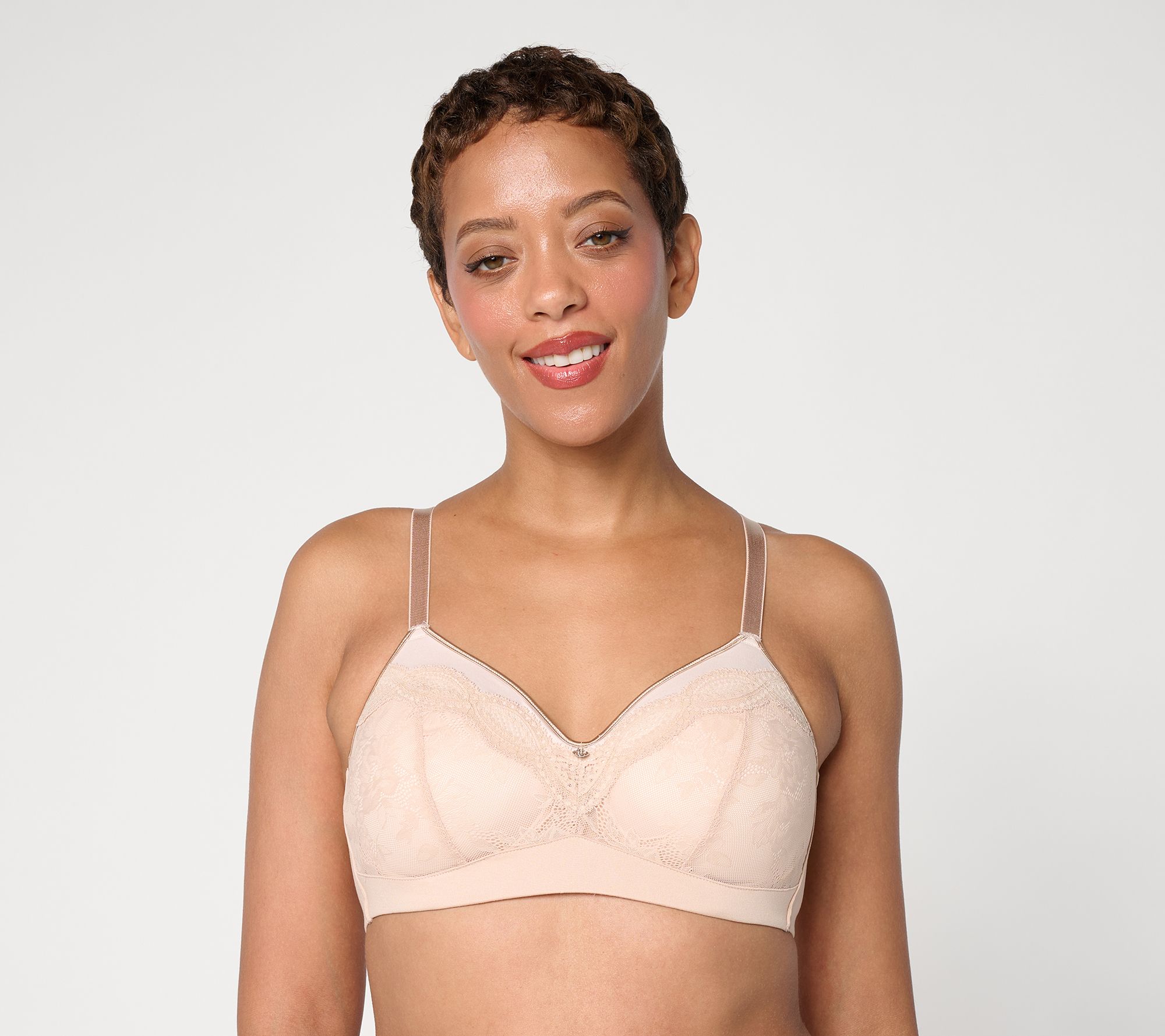 Breezies Light Lace Wirefree Contour Bra