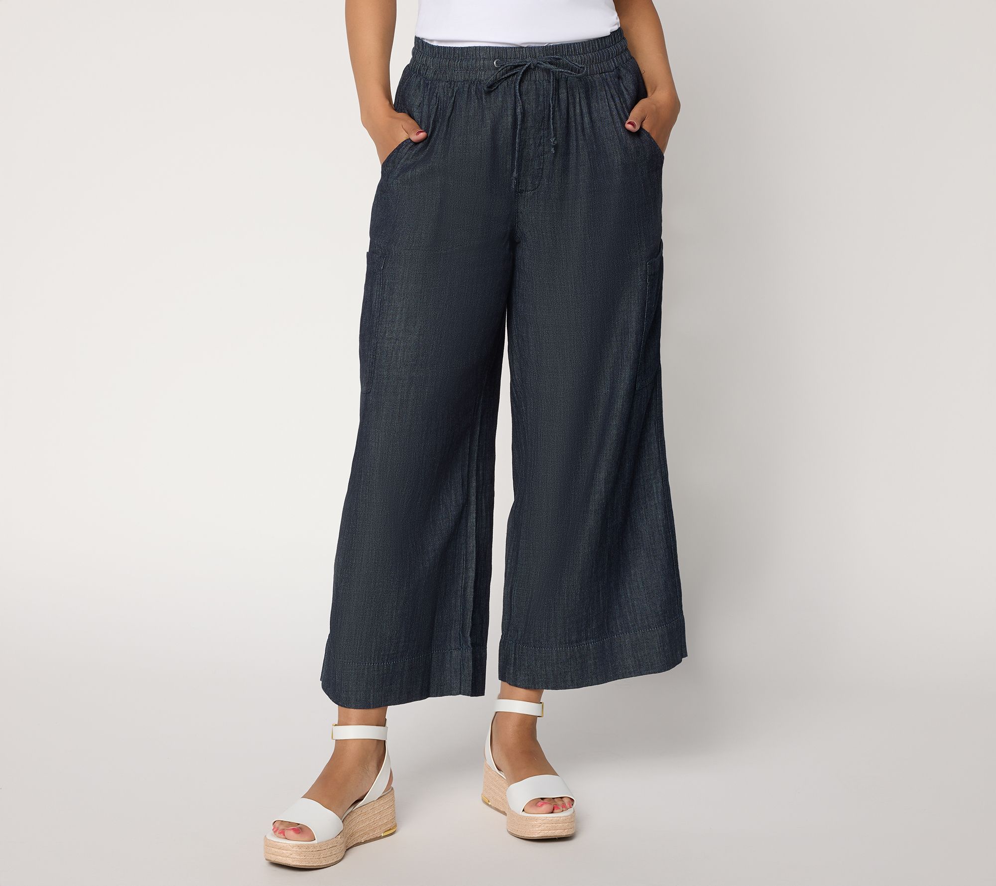 NYDJ Whitney Pull-On Cargo Crop