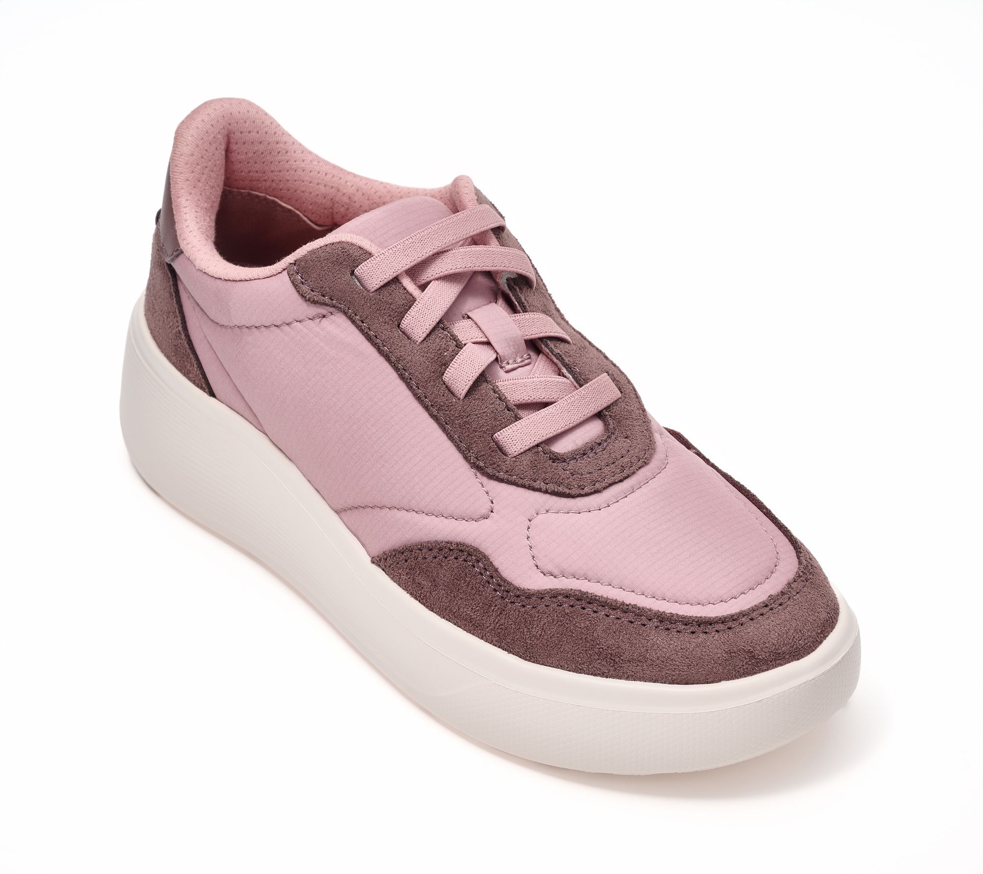  Clarks Cloudsteppers Lace-Up Sneakers -Solevana Slate