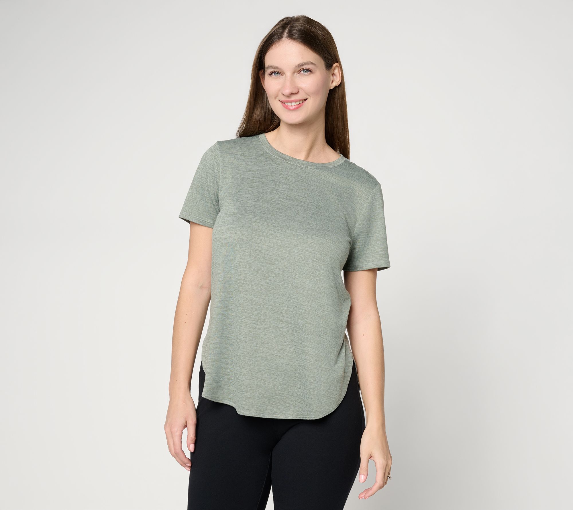 "As Is" Skechers GoDri Swift Short Sleeve Tunic Tee