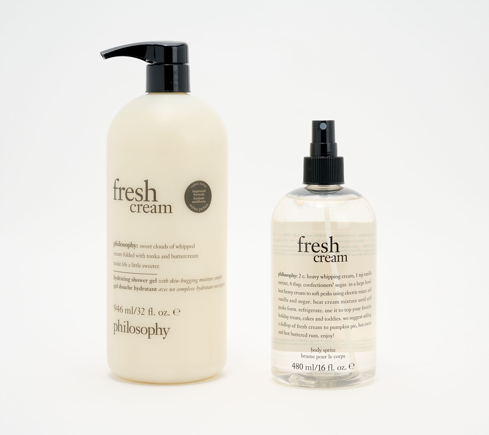  philosophy fresh & graceful 32oz shower gel & 16oz