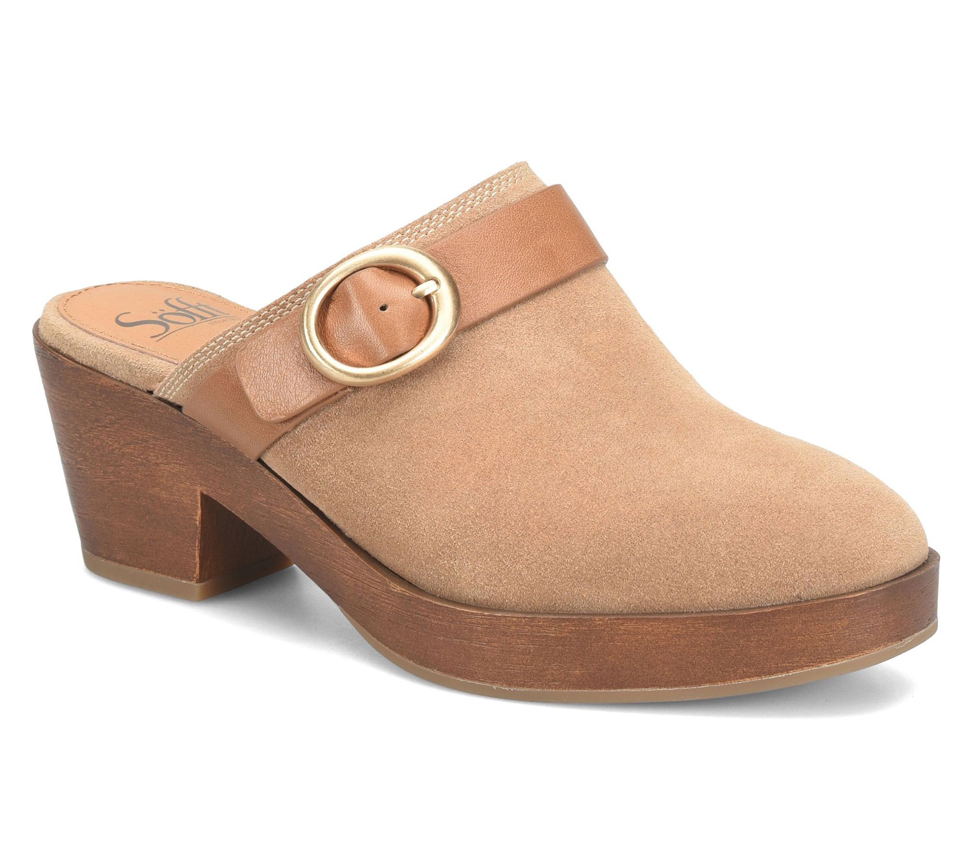 Sofft Antique Buckled Clog - Giovanna